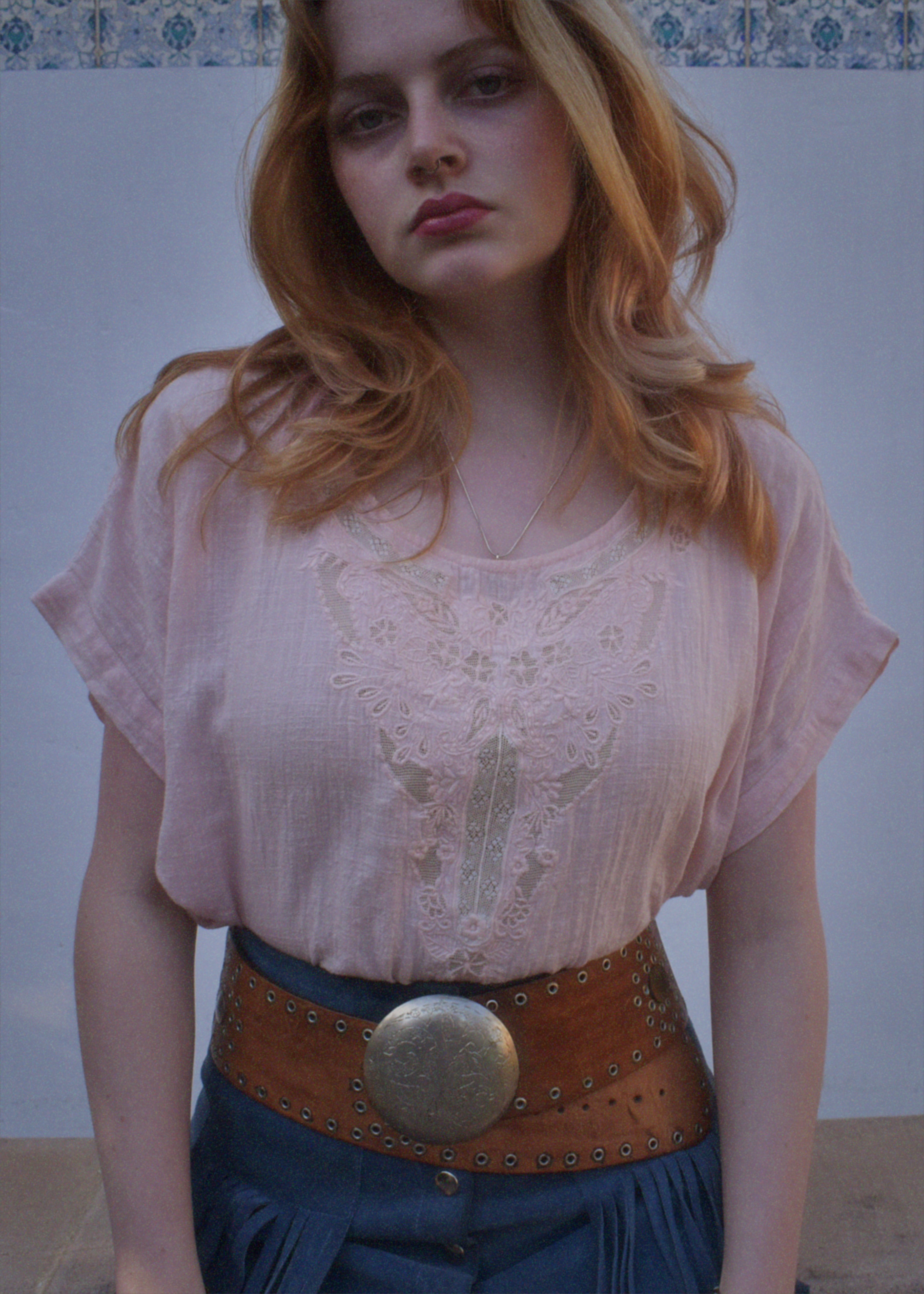 Hybrides Cotton Cut-Work Shirt