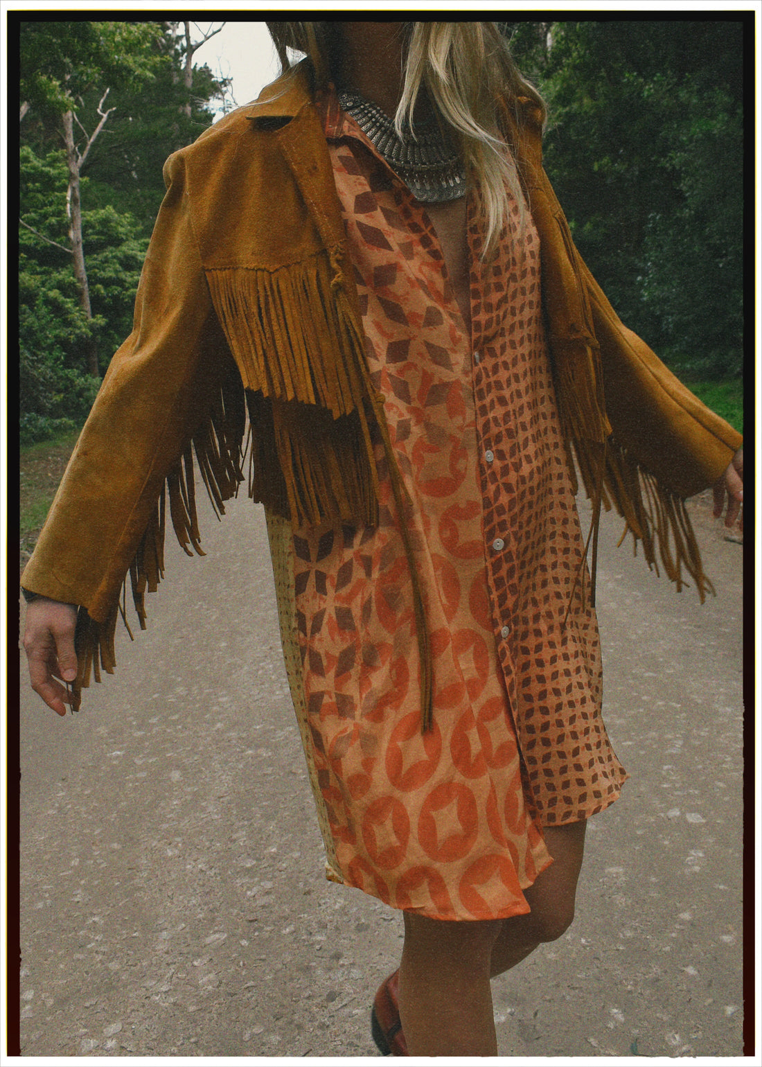 Astralagus Silk Crepe Oversized Shirt ~ Aurora