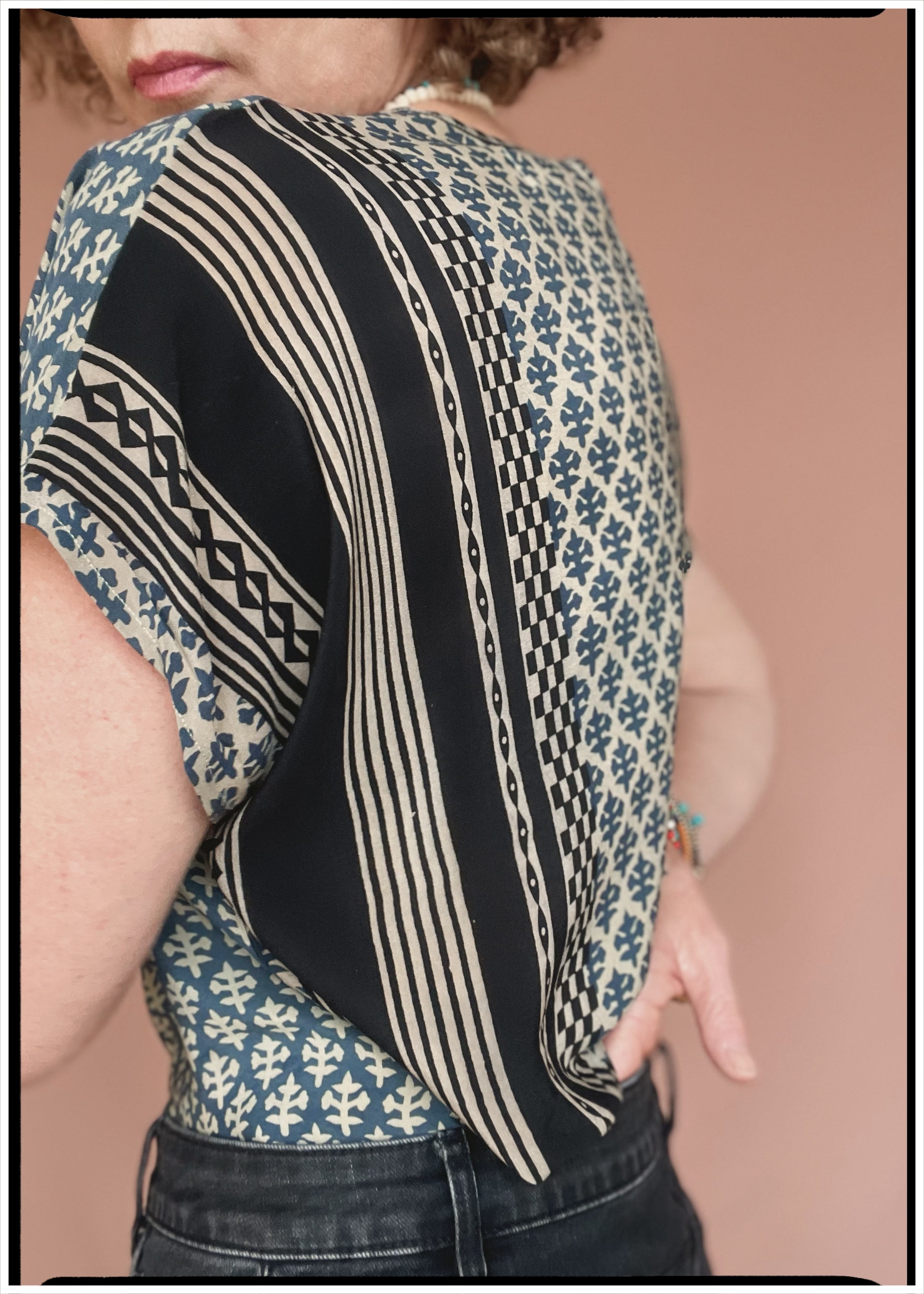 Viola Silk Crepe T-Shirt ~ Corio L