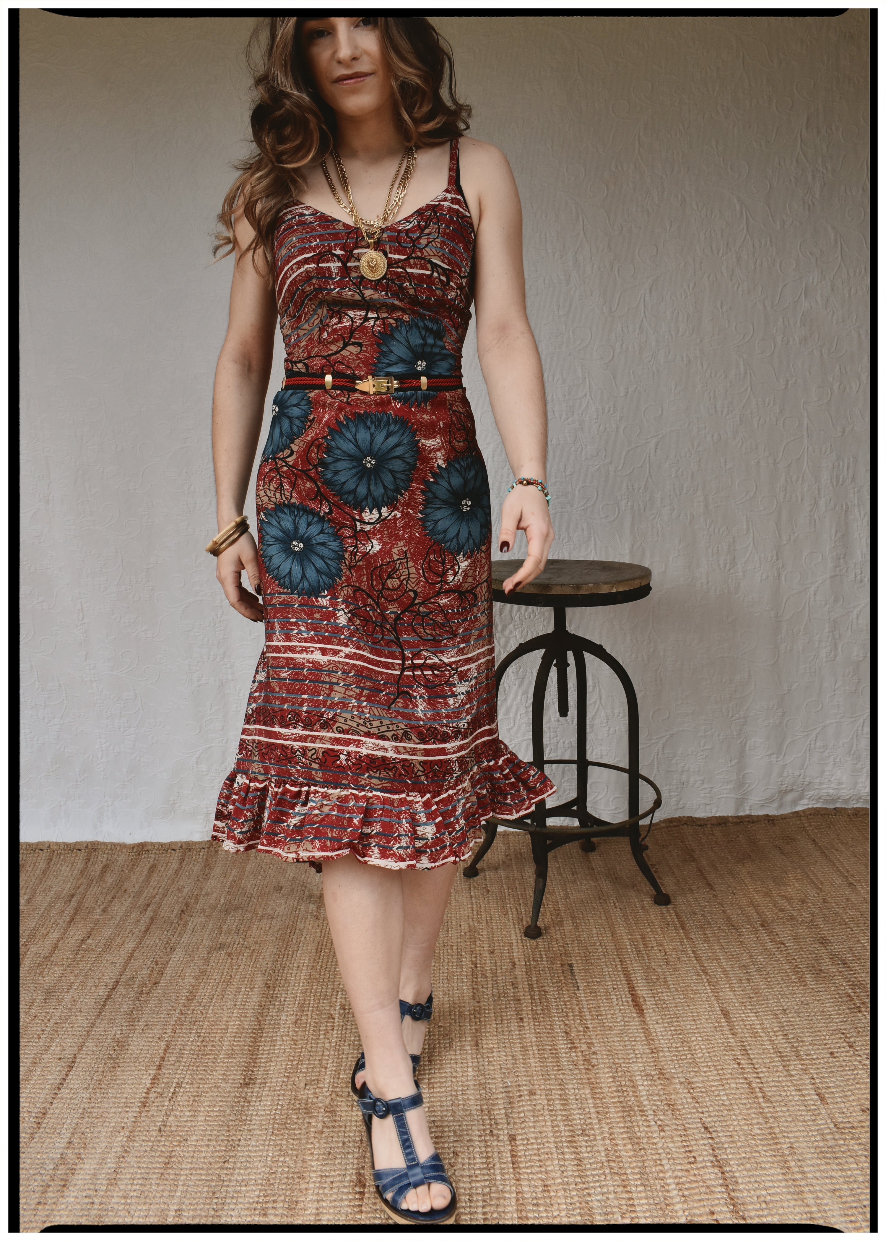 Rumex Silk Slip Dress ~ Directoire XS & XL