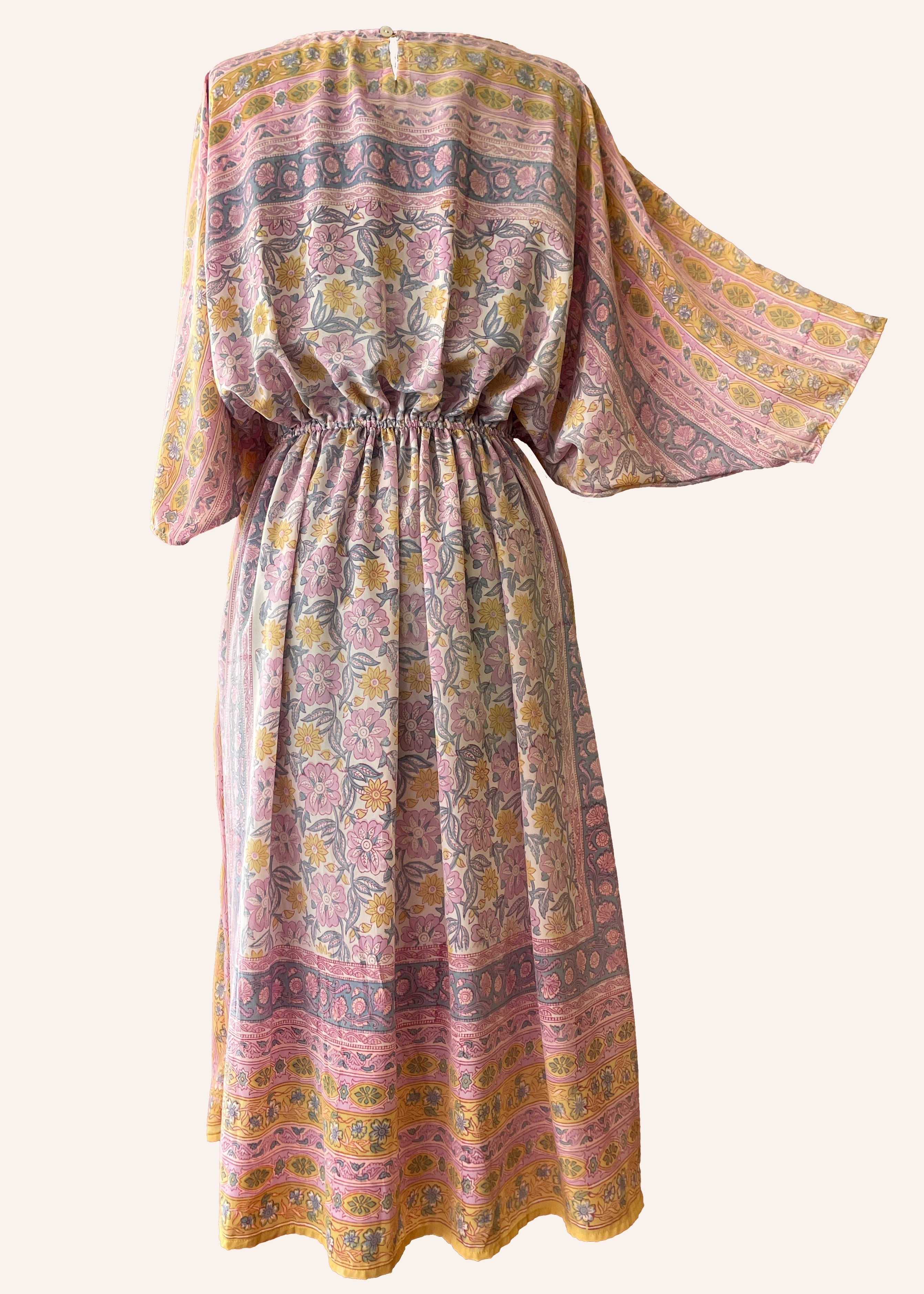 Salix Silk Kaftan Dress