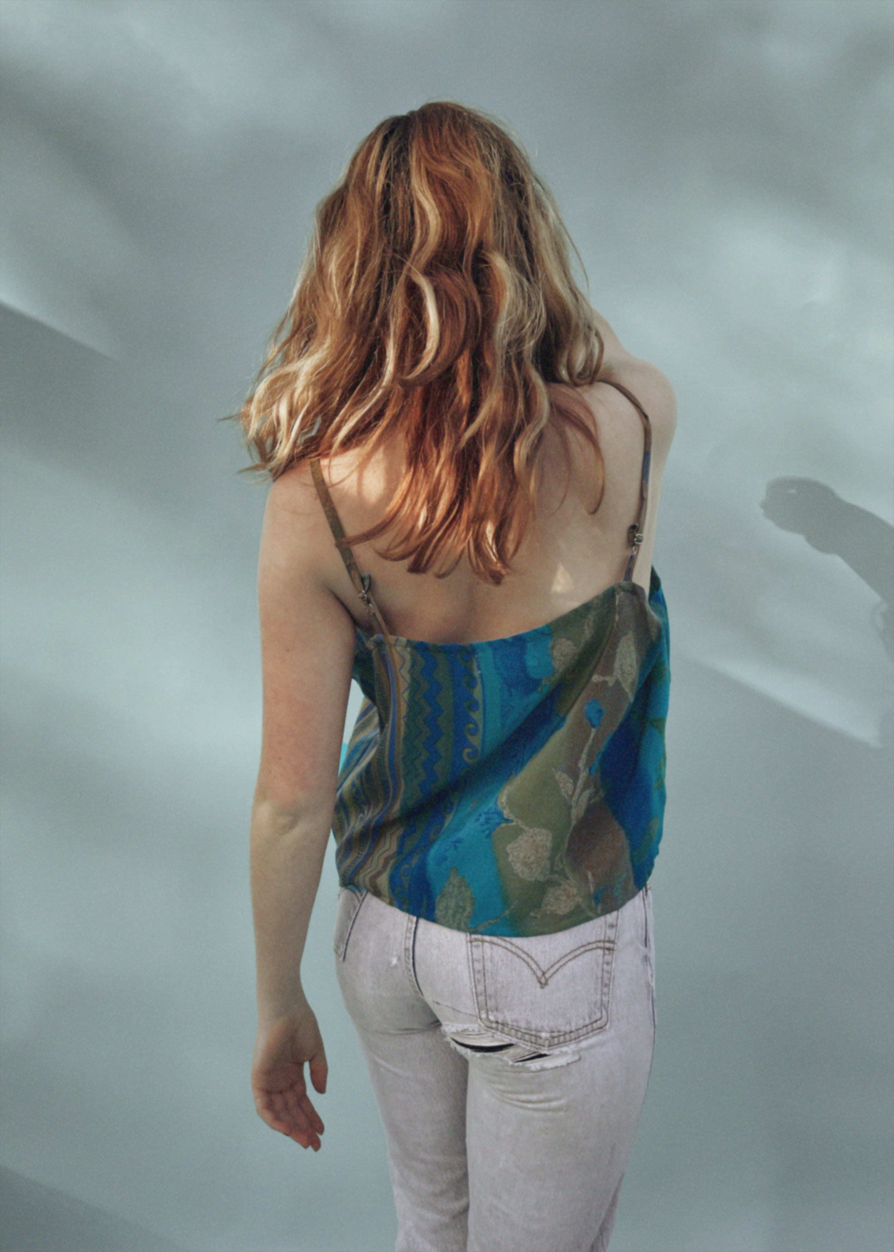Reseda Silk Crepe Camisole Top ~ Arrowood XL