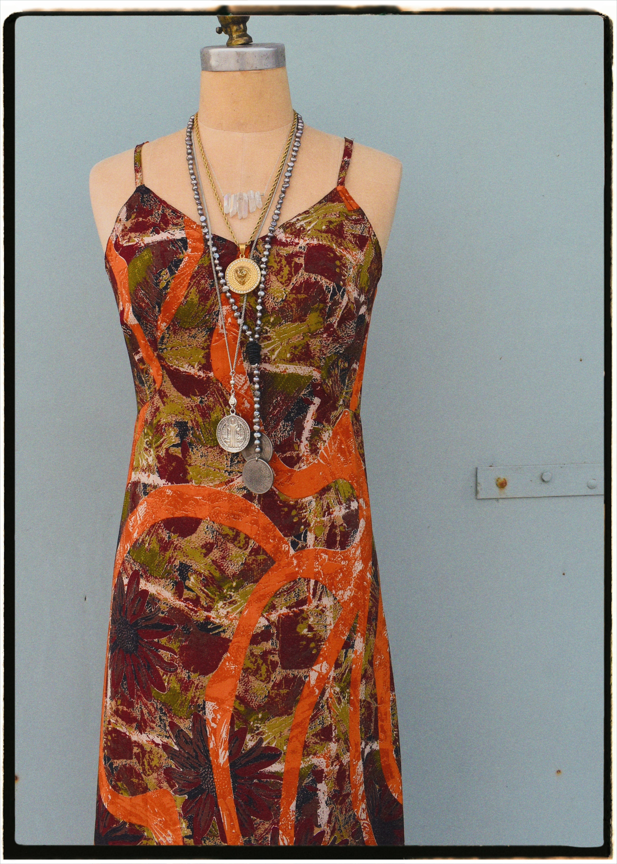 Rumex Silk Slip Dress ~ Autumn S & L