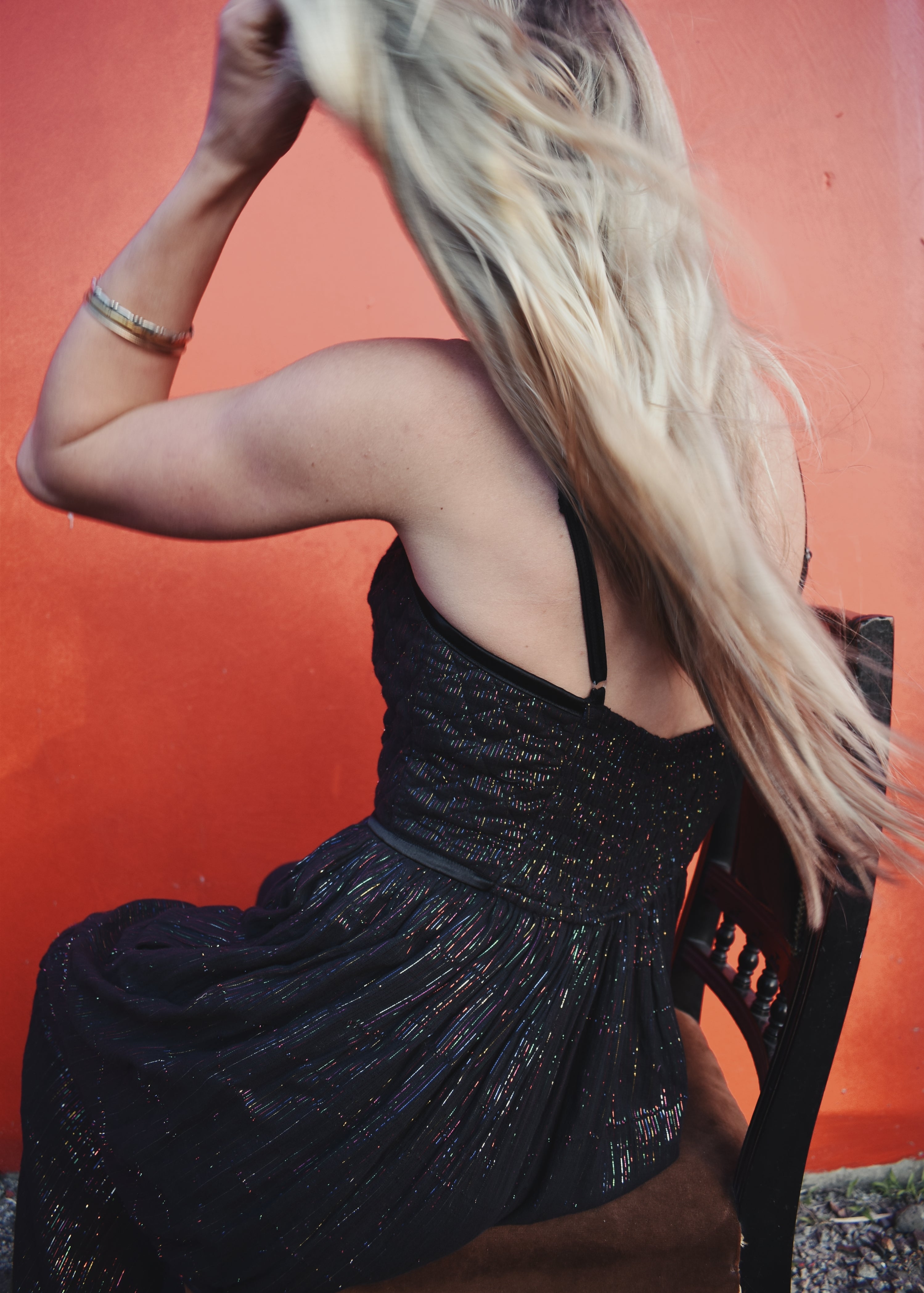 Phool quilted bodice hand block-print cotton muslin satin trim shirring elastic vintage bohemian hippy boho chic chasing Unicorns Spell and the gypsy lurex rainbow pinstripe black Indian