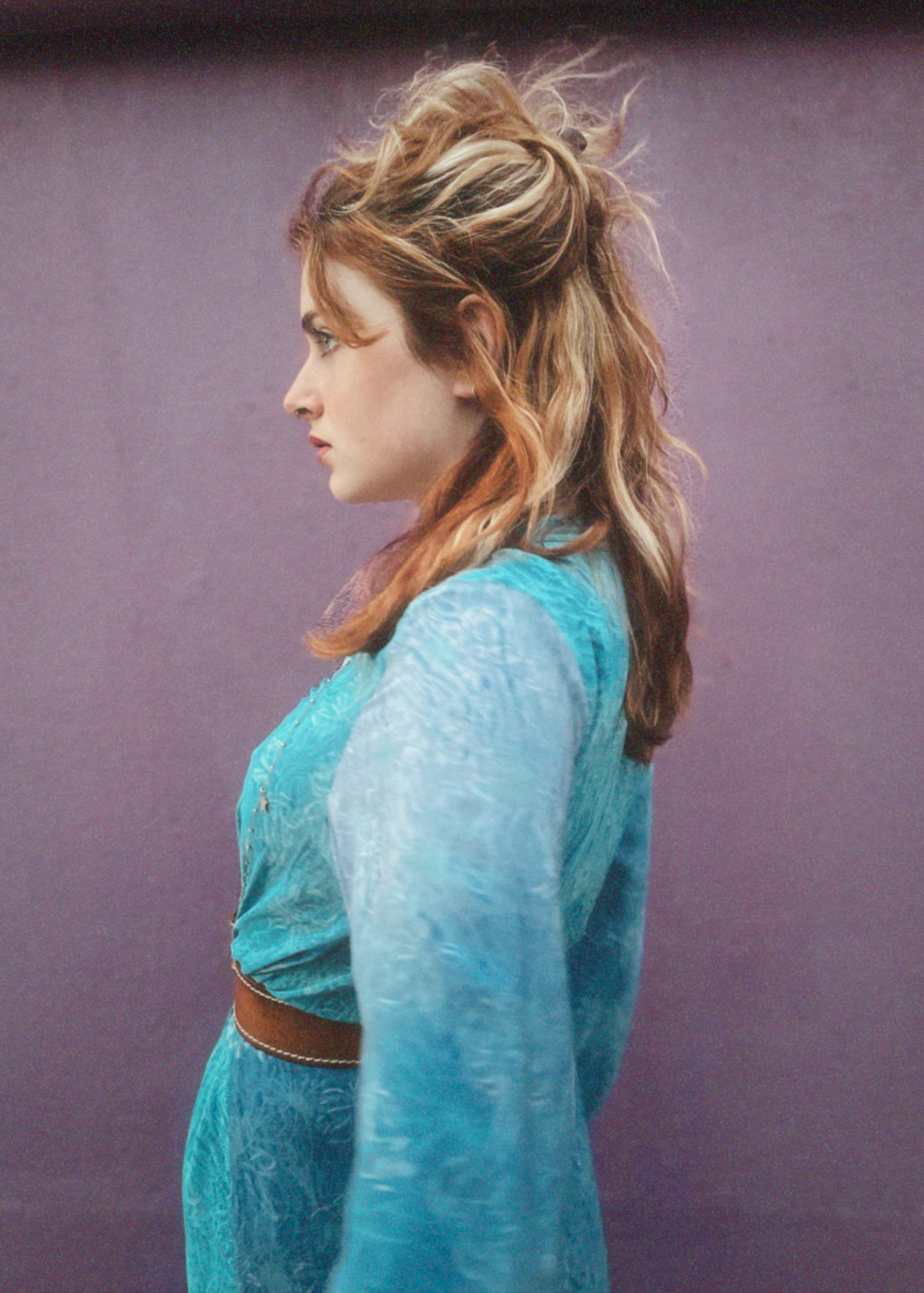 Caladium Wrap Silk Dress ~ Crystal M