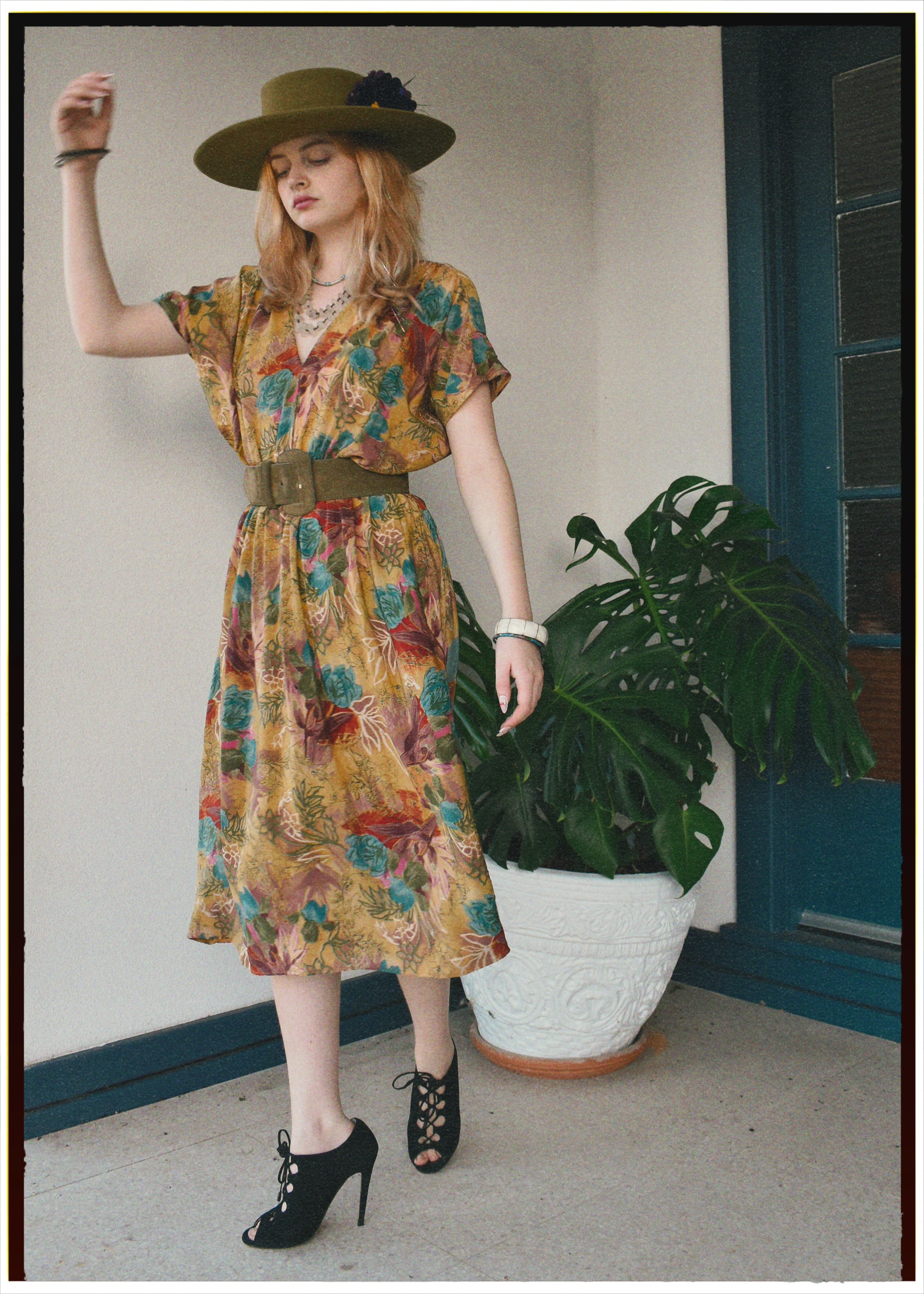 Protea Silk Crepe 1930&