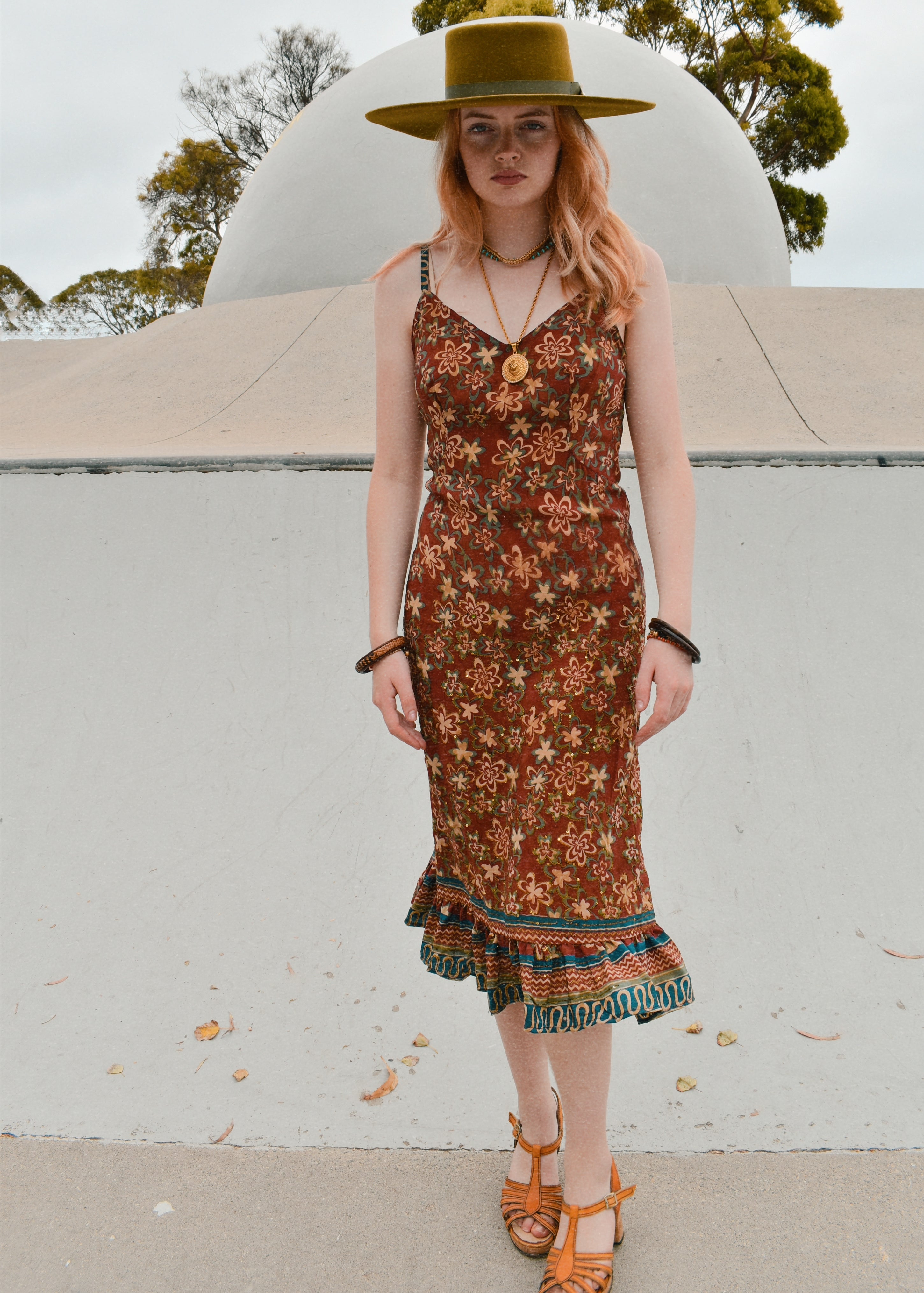 Rumex Silk Slip Dress ~ Rouge XS & XL