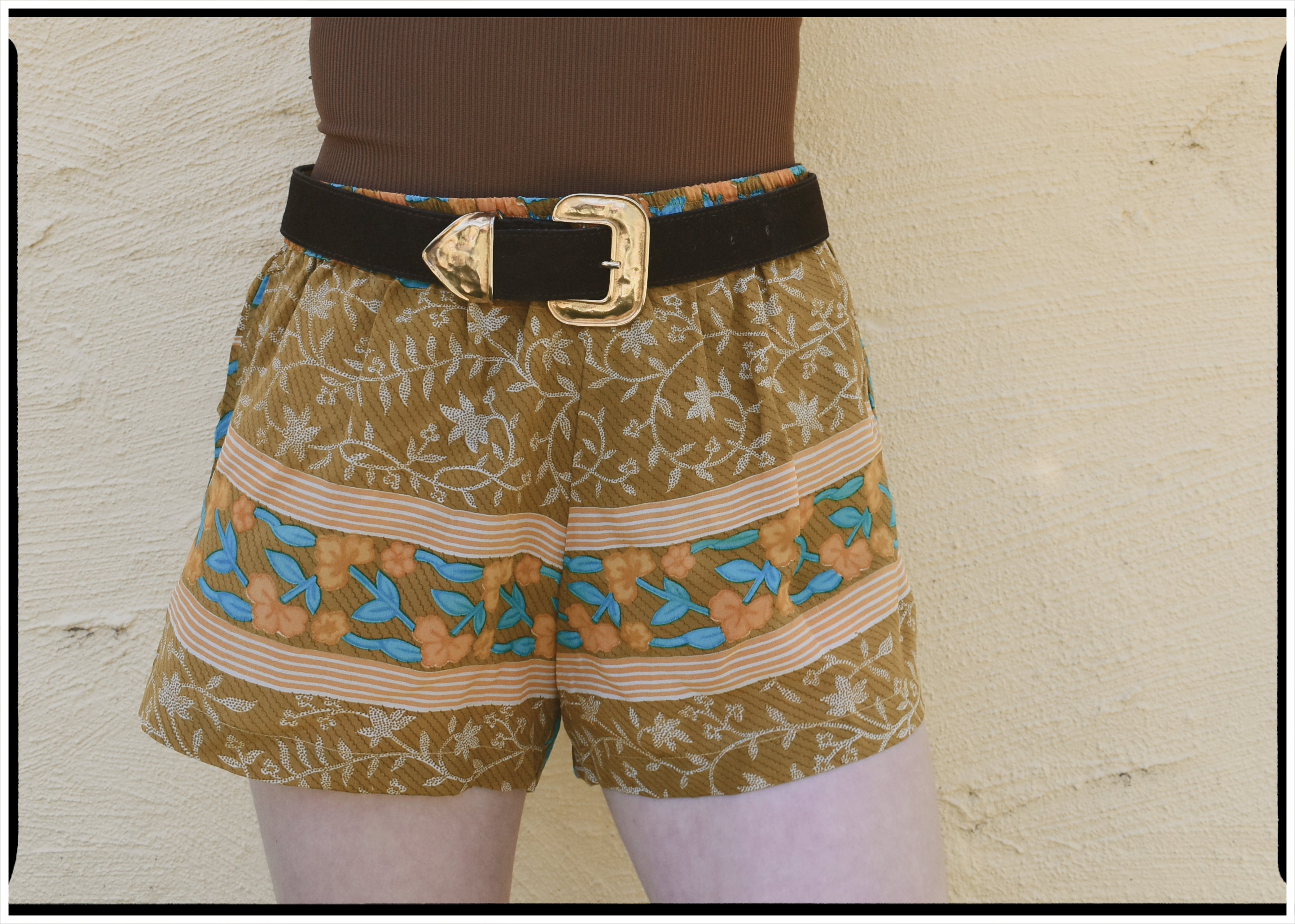 Fumaria Silk Shorts ~ Acacia M