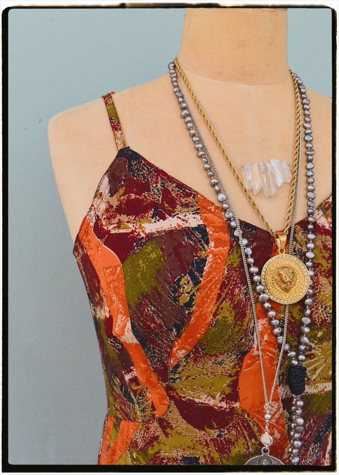 Rumex Silk Slip Dress ~ Autumn S & L