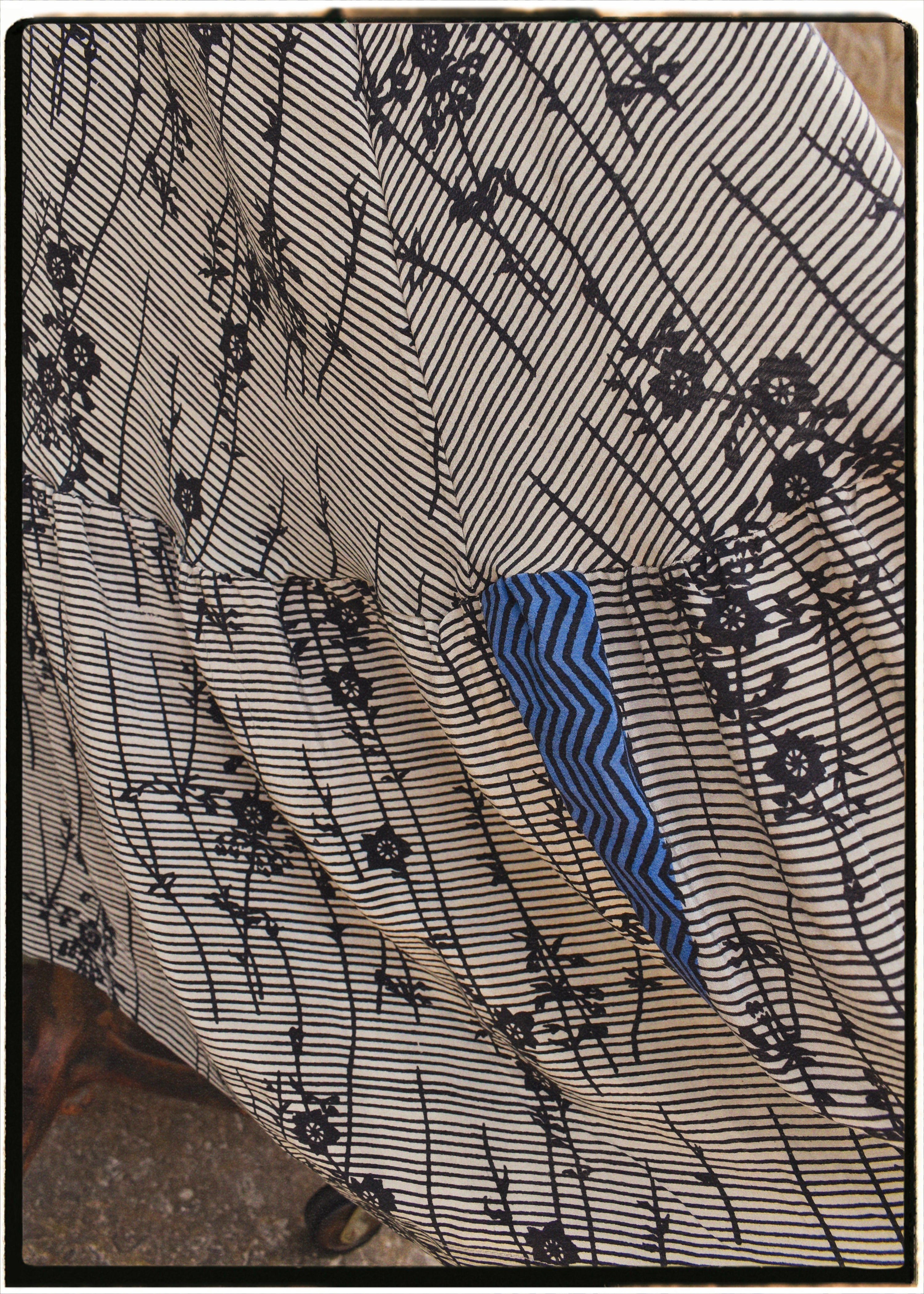 Eustoma Silk Crepe Swing Maxi Dress ~ Niagara L