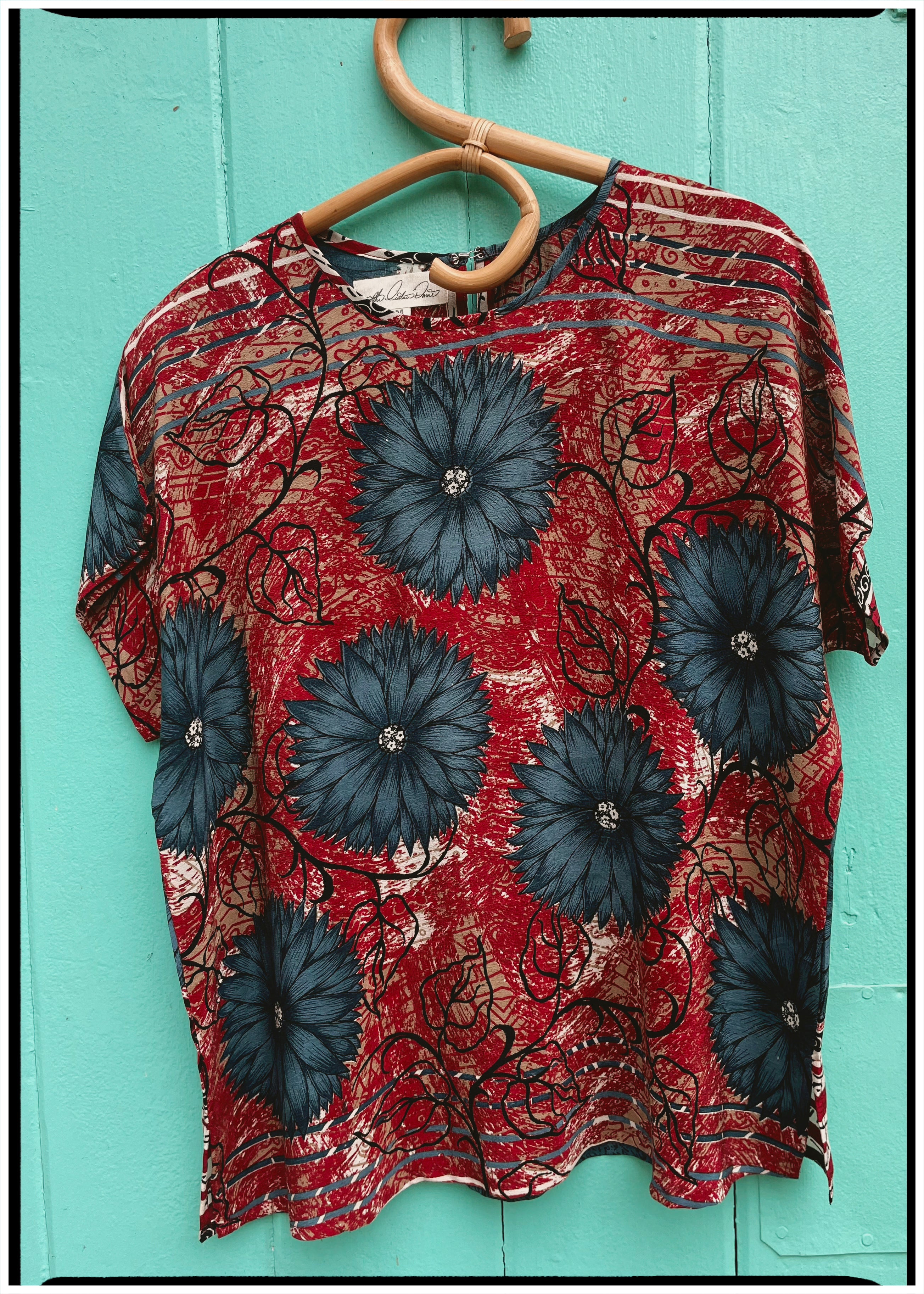 Viola Silk Crepe T-Shirt ~ Urban M