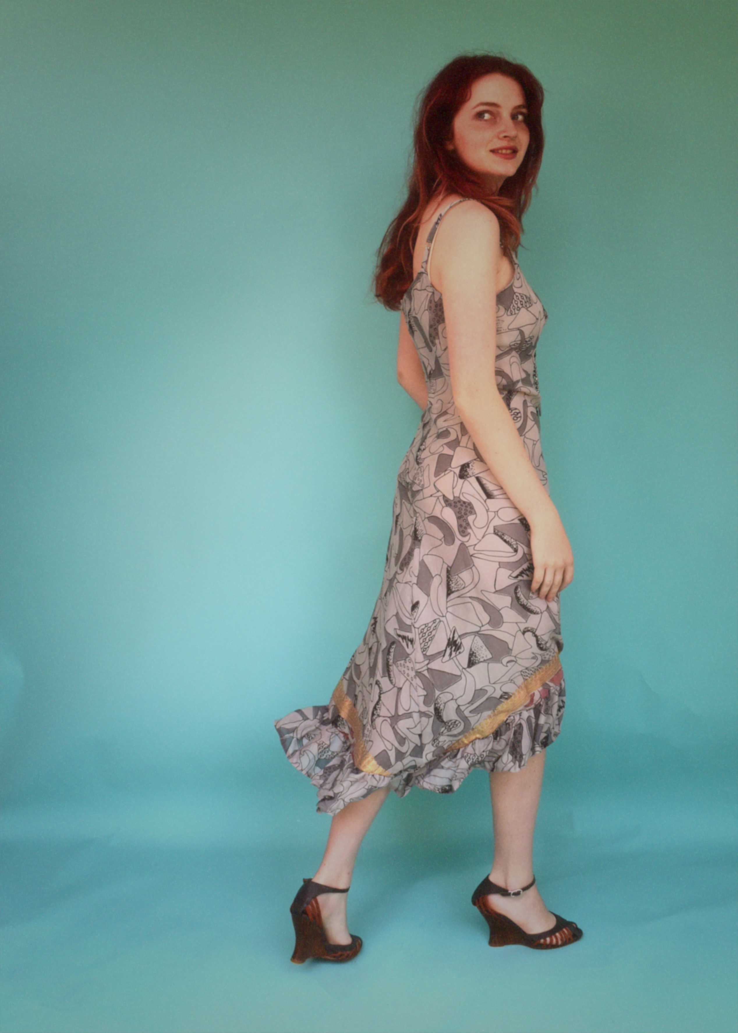Rumex Silk Slip Dress ~ Skyway L