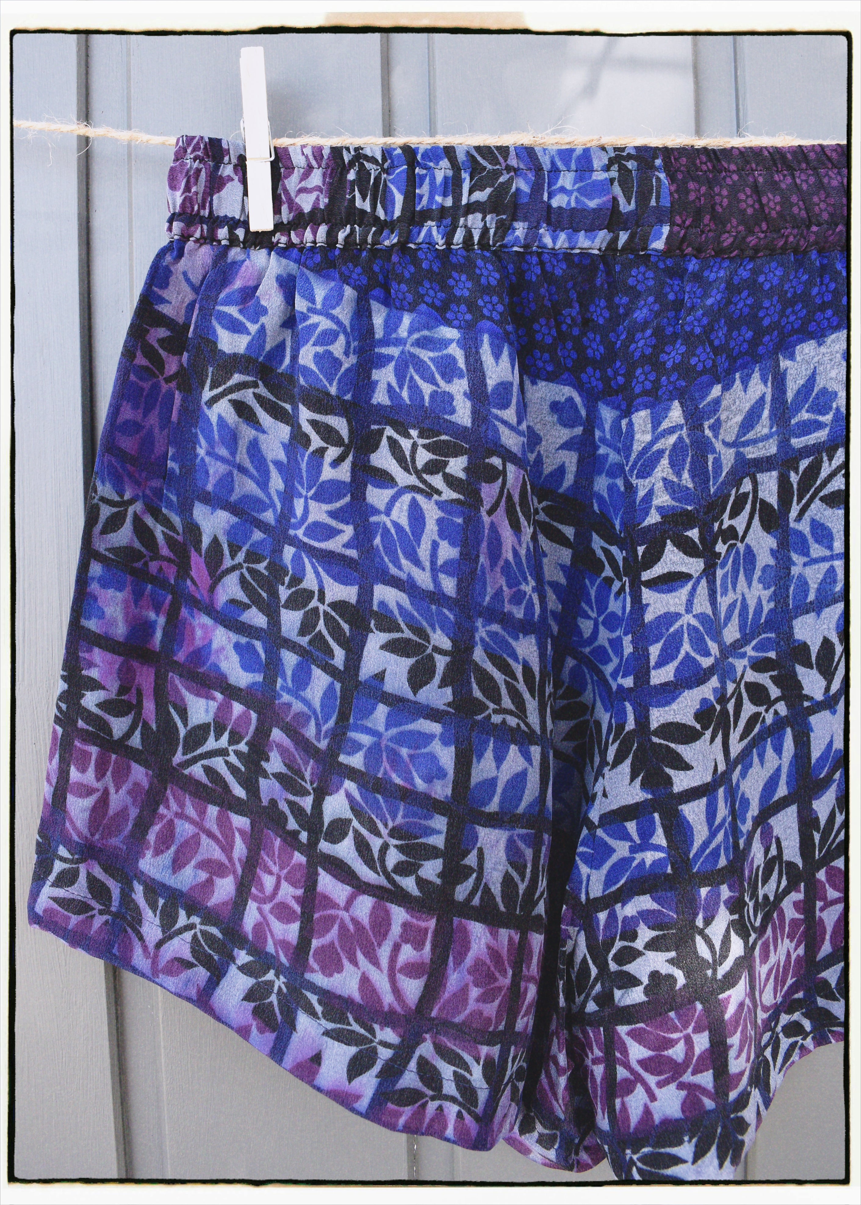 Fumaria Silk Shorts ~ Lima L