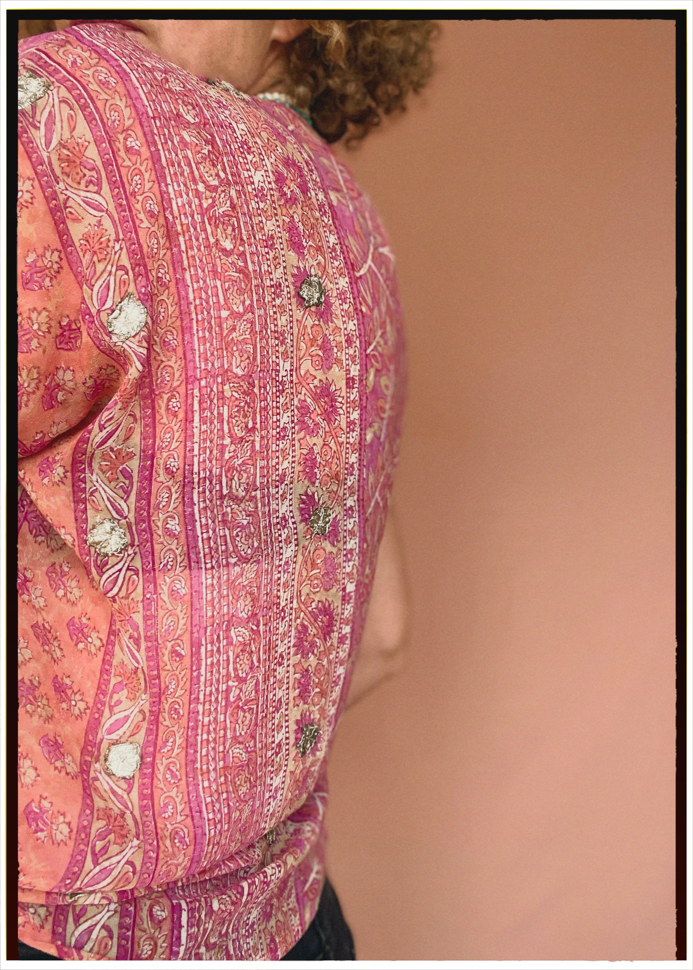 Viola Silk Crepe T-Shirt ~ Cyclamen L