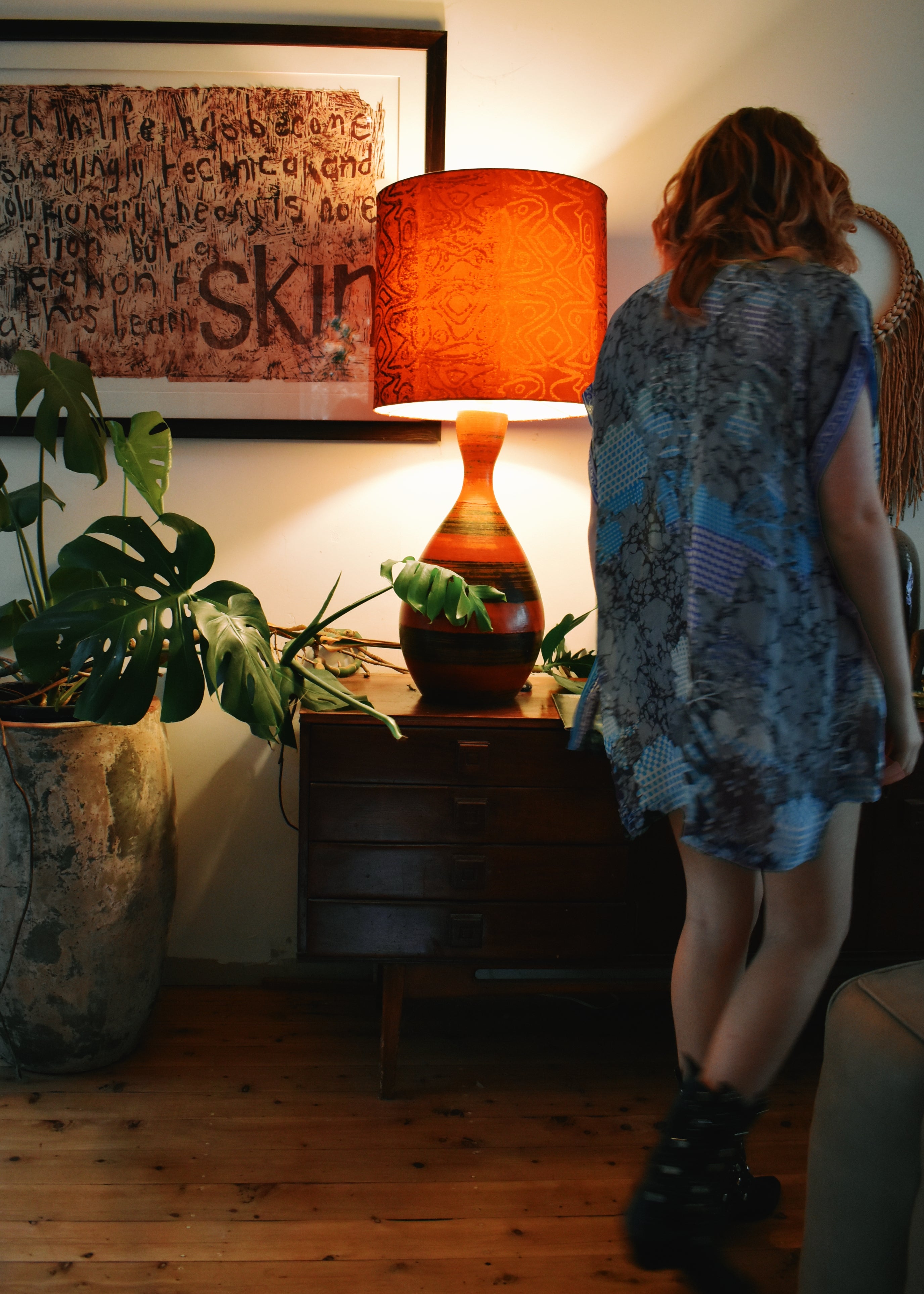 Pilea Silk Wrap Boudoir Top ~ Spectra
