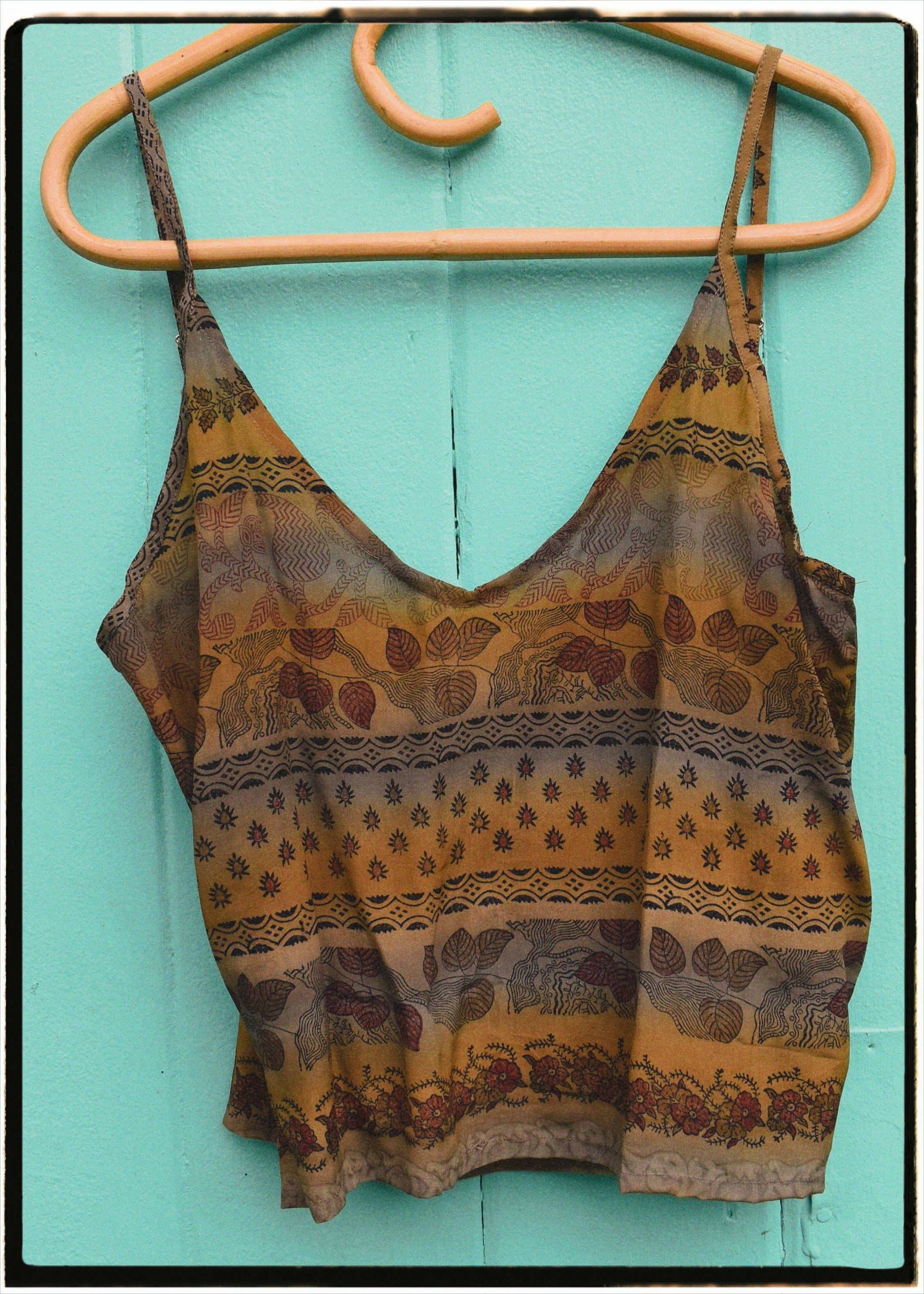 Reseda Silk Crepe Camisole Top ~ Carolina L