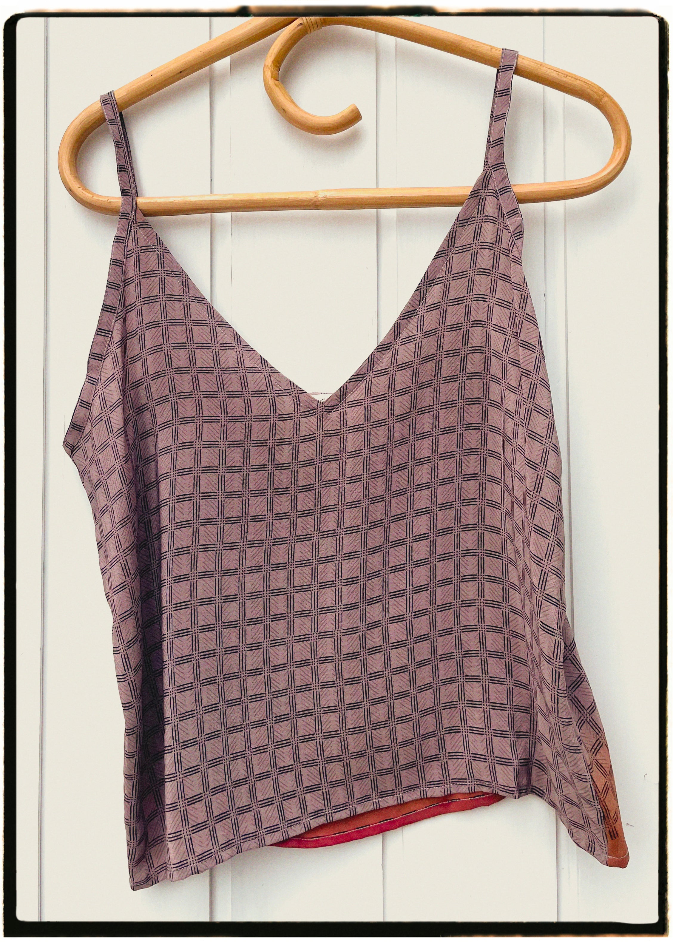 Reseda Silk Crepe Camisole Top ~ Rubix M