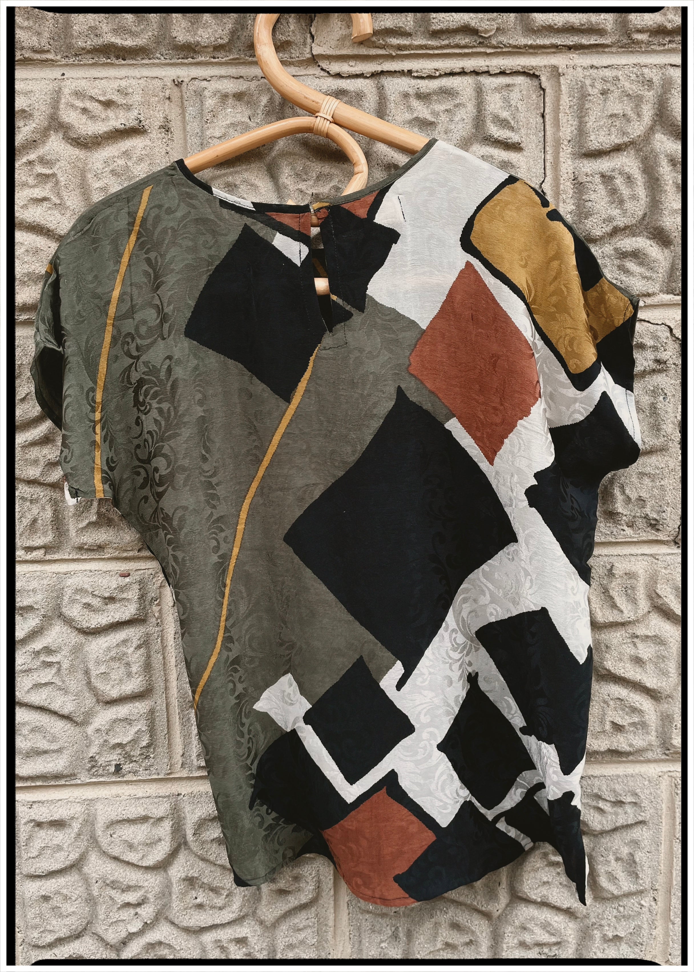 Viola Silk Crepe T-Shirt ~ Arrow XS