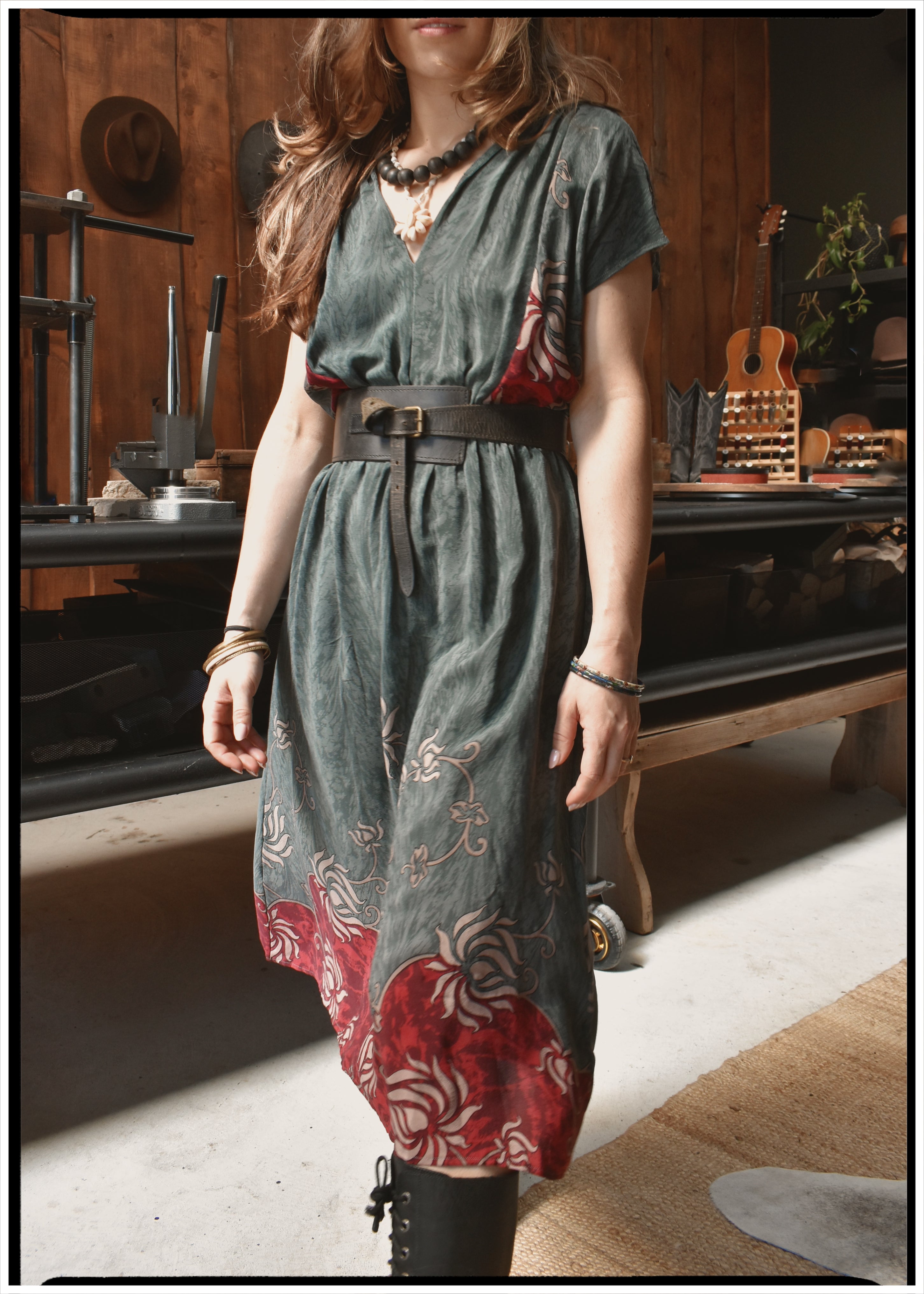 Protea Silk Crepe 1930&