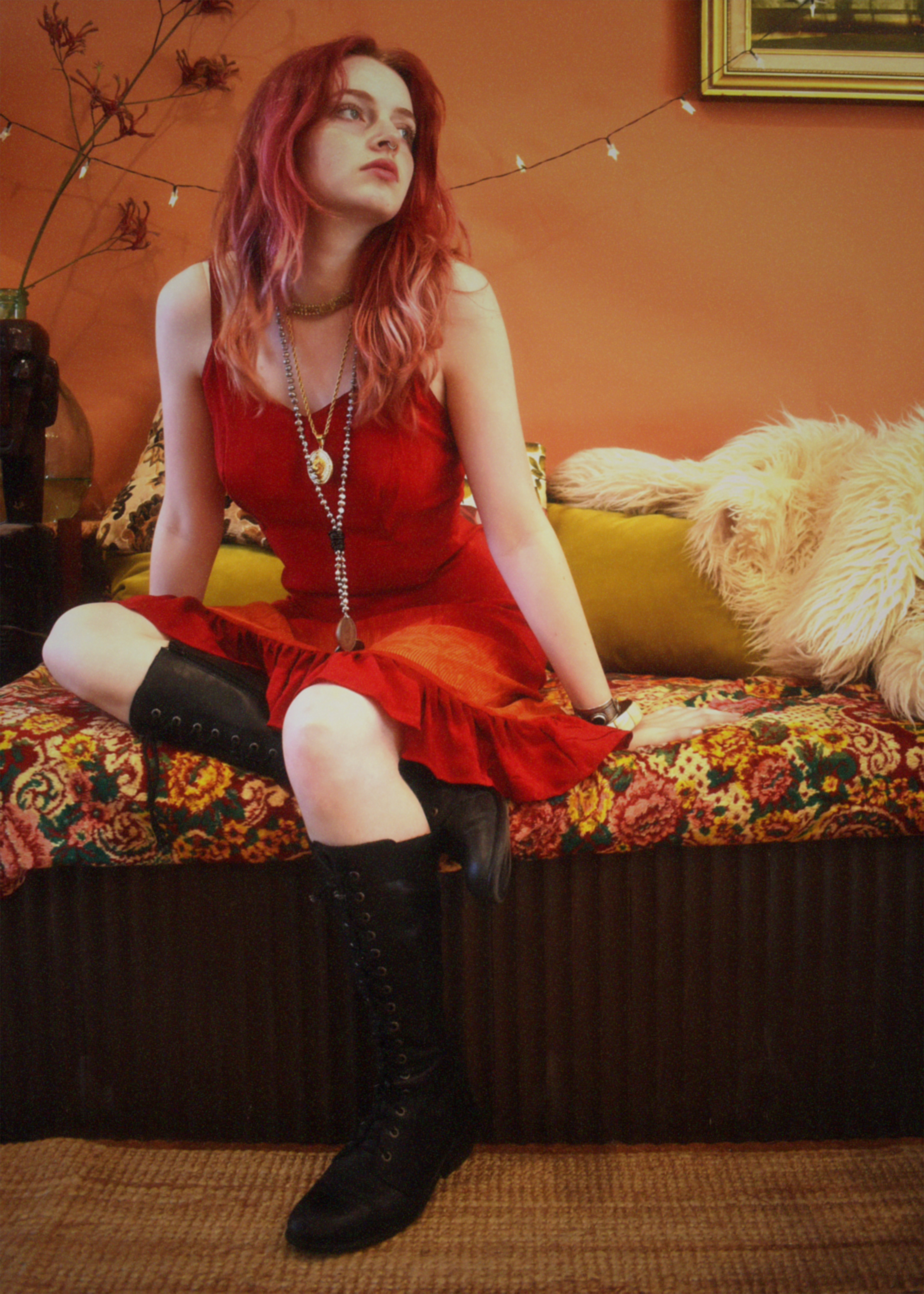 Rumex Silk Slip Dress ~ Toreador XS & XL