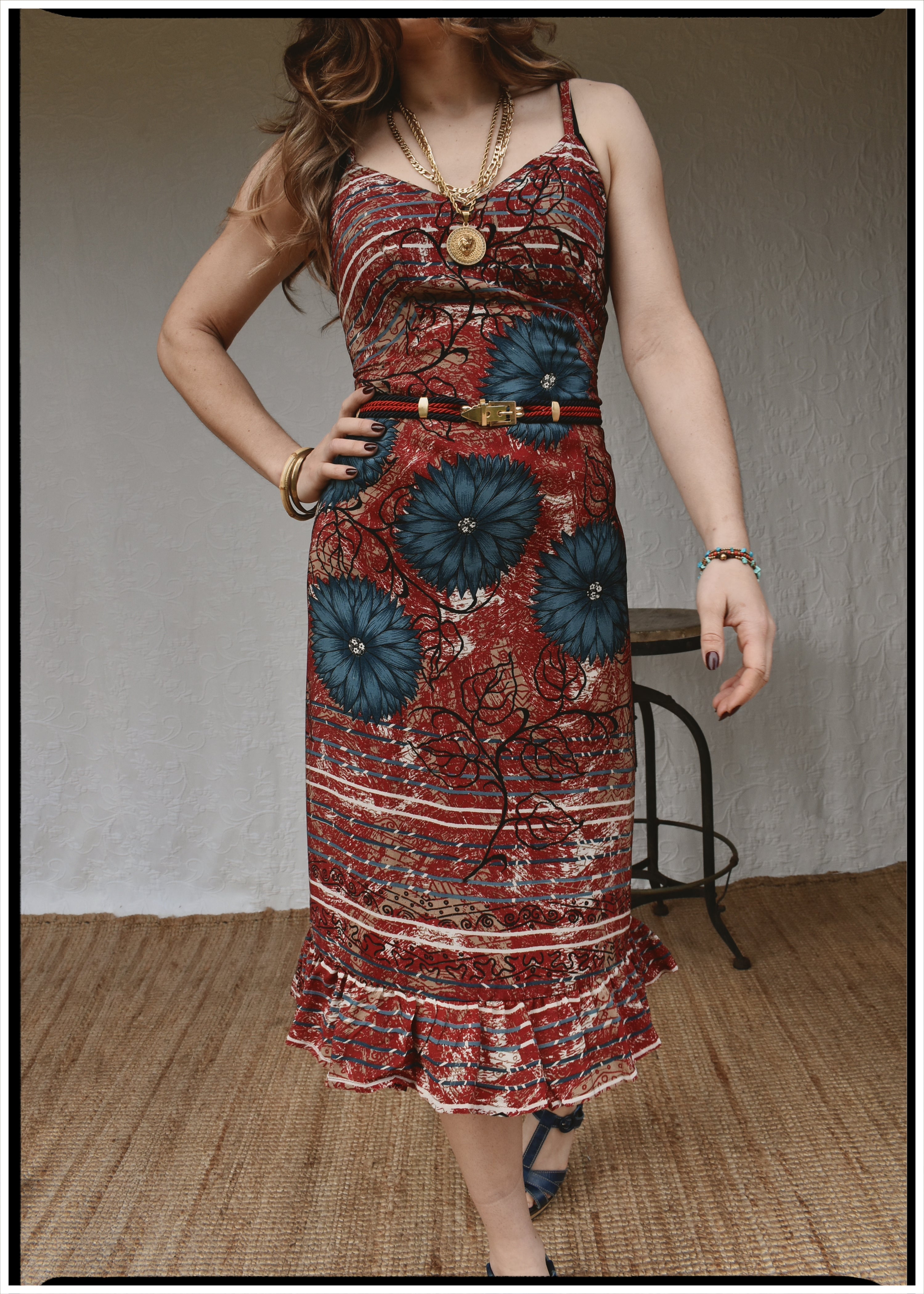 Rumex Silk Slip Dress ~ Directoire XS & XL