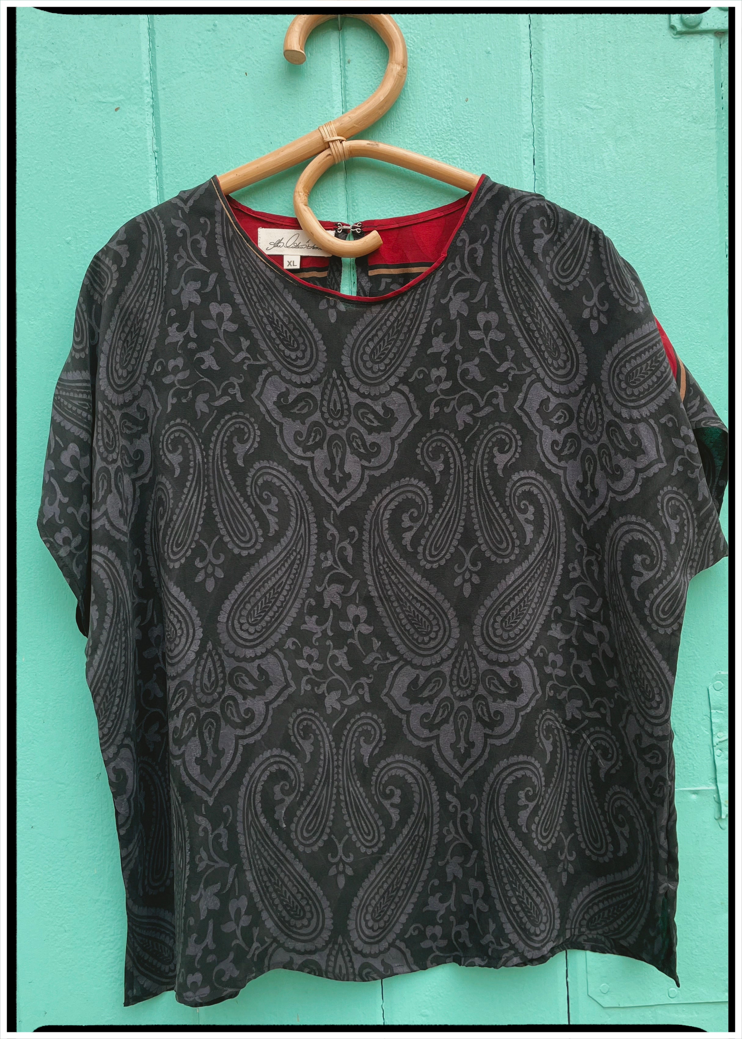 Viola Silk Crepe T-Shirt ~ Pulse XL