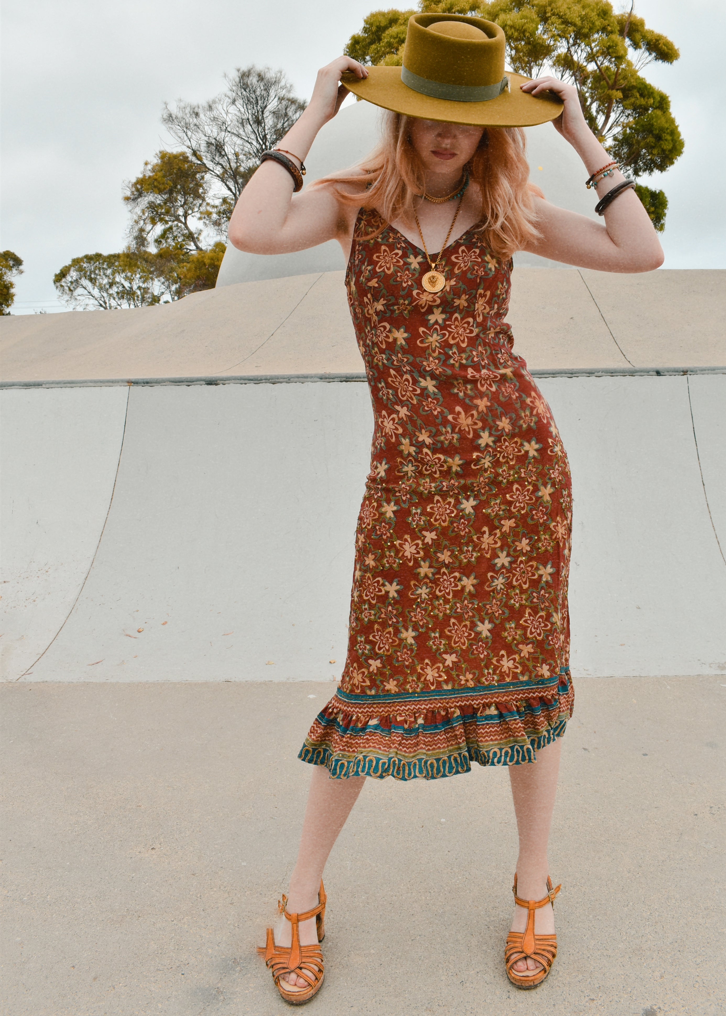 Rumex Silk Slip Dress ~ Rouge XS & XL