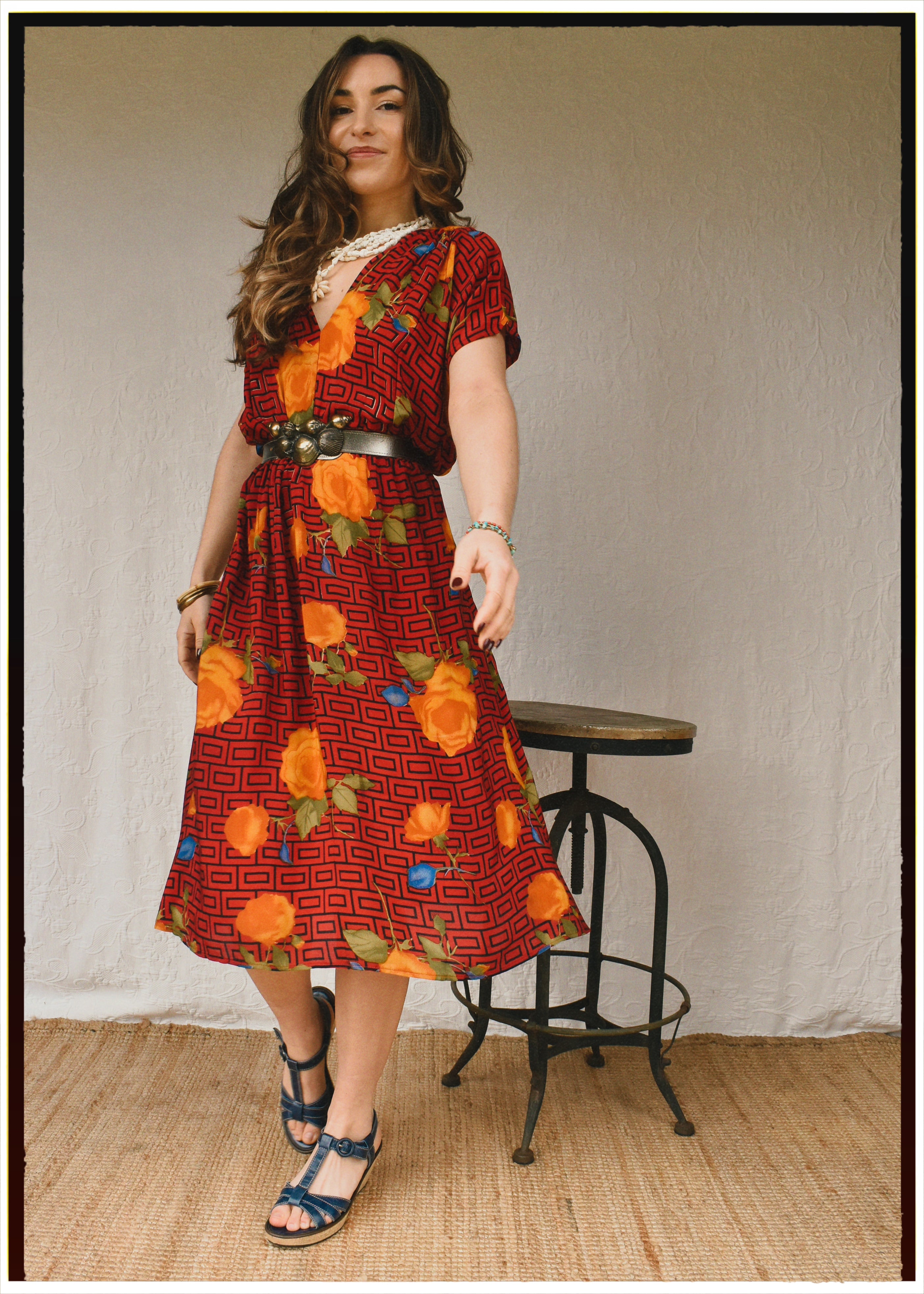 Protea Silk Crepe 1930&