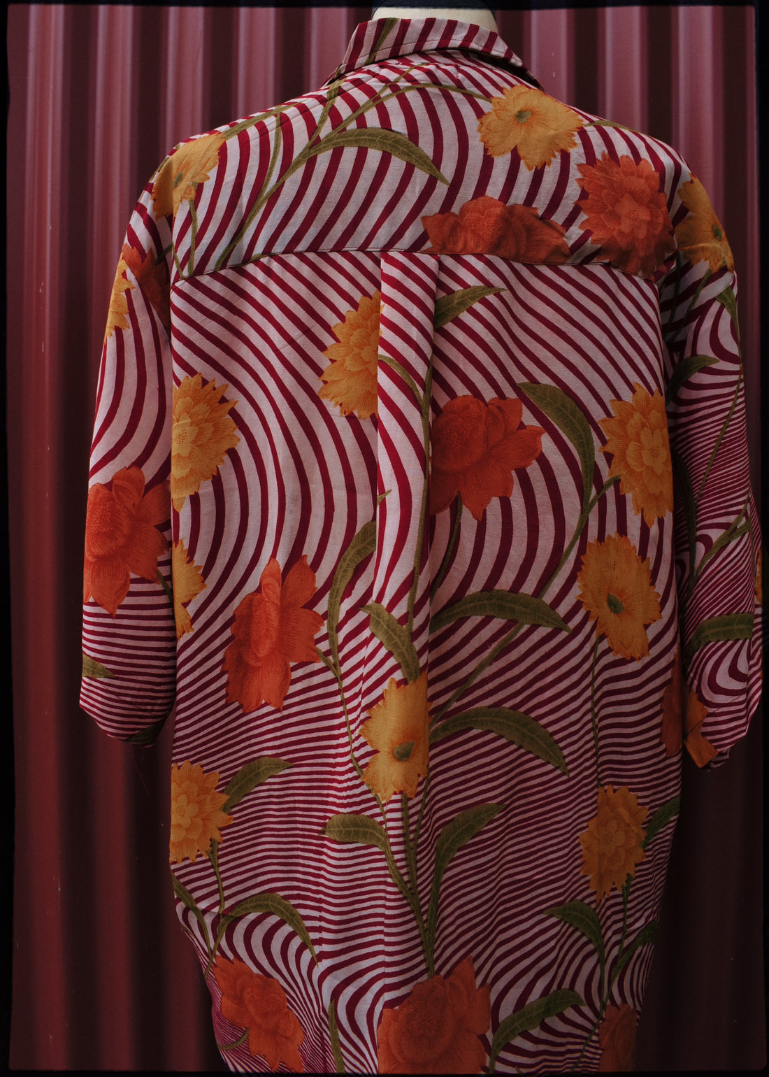 Astralagus Silk Crepe Oversized Shirt ~ Capri