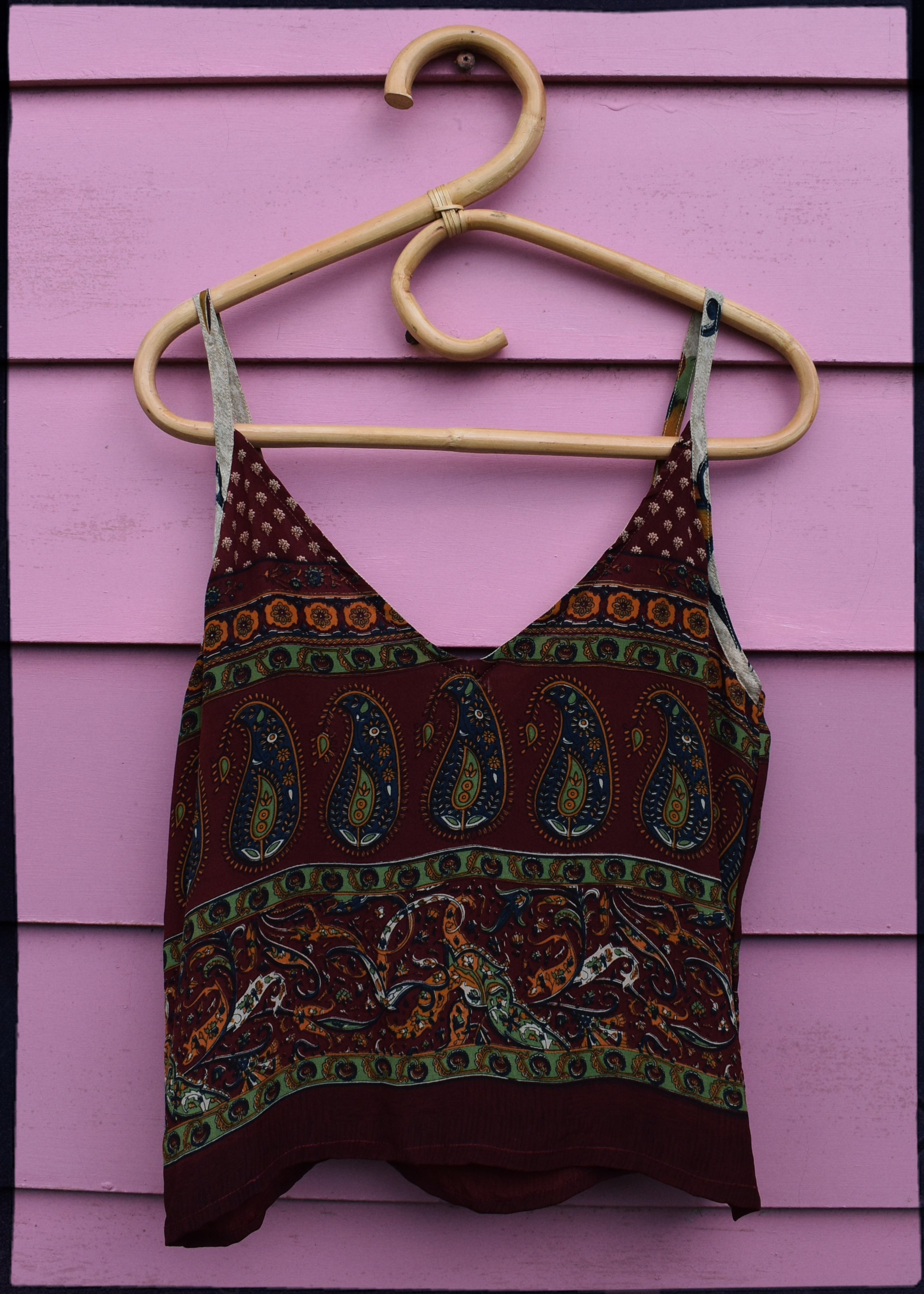Reseda Silk Crepe Camisole Top ~ Arabian S