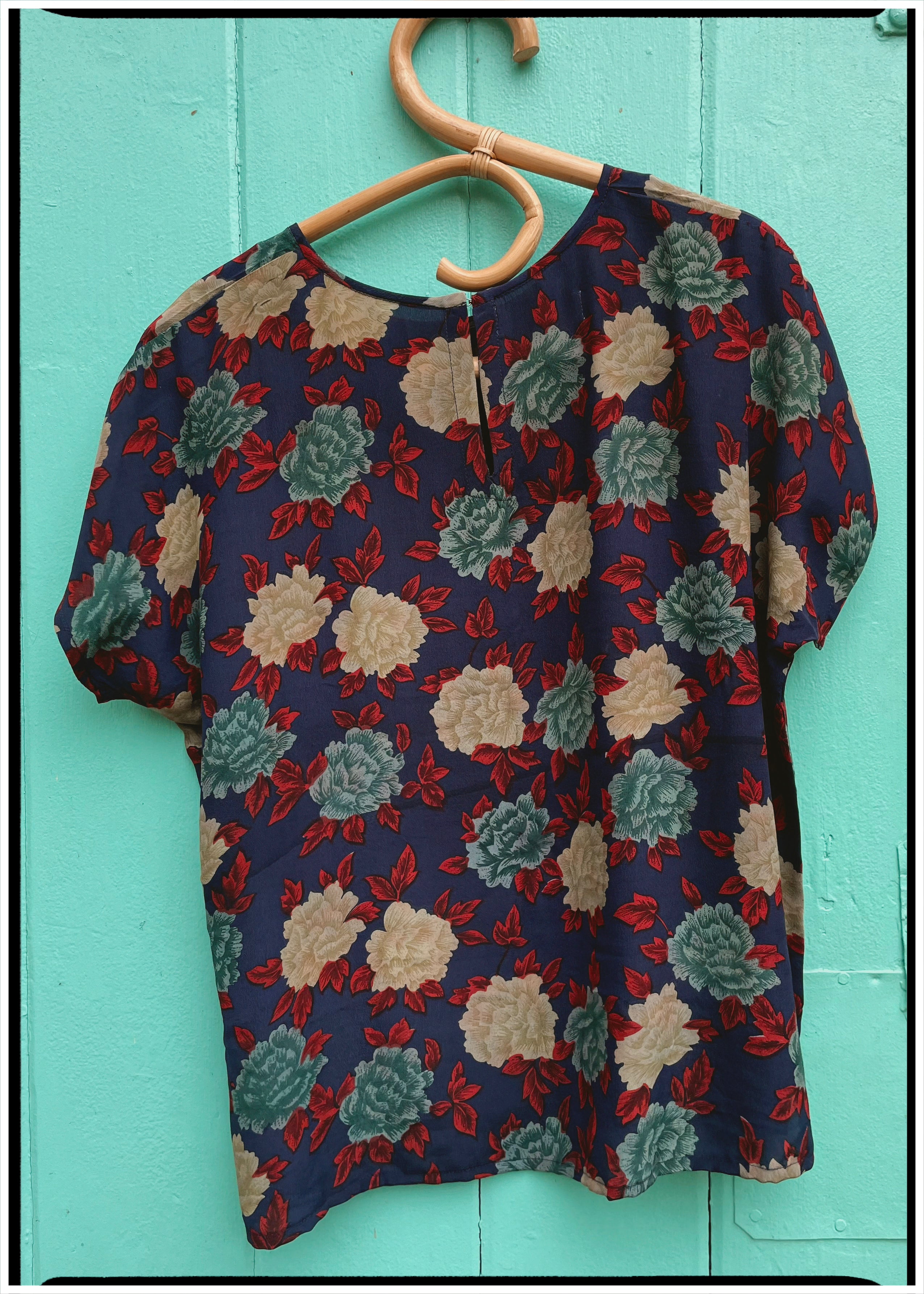 Viola Silk Crepe T-Shirt ~ Frankie M