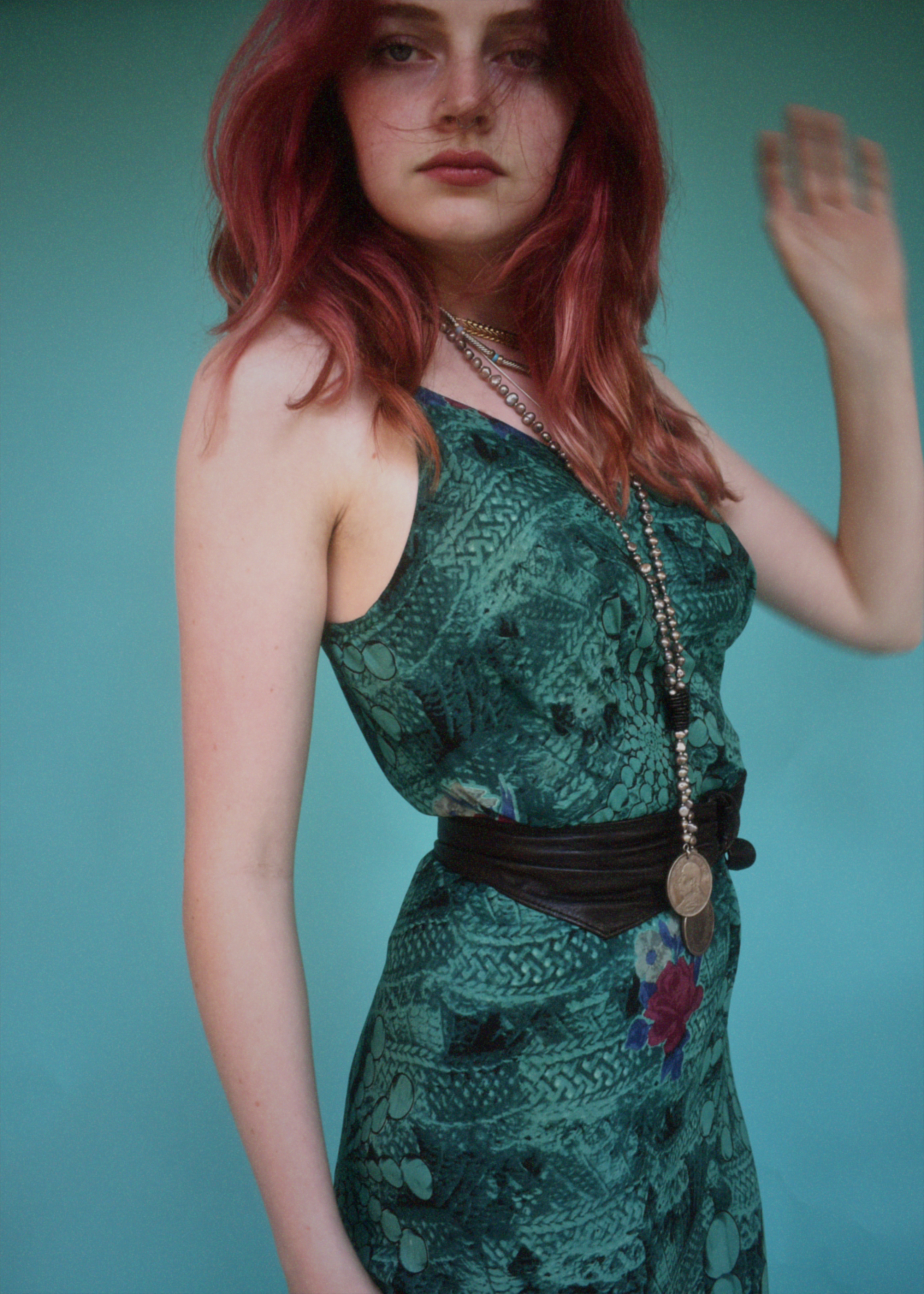 Rumex Silk Slip Dress ~ Columbia S & L