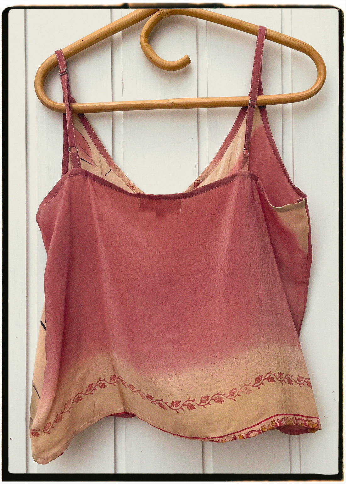 Reseda Silk Crepe Camisole Top ~ Musk M
