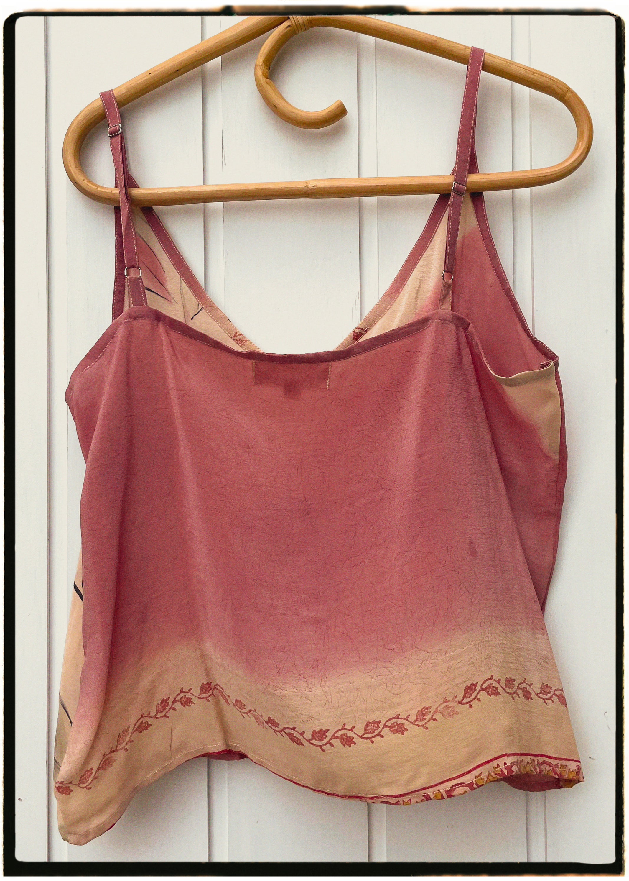 Reseda Silk Crepe Camisole Top ~ Musk M
