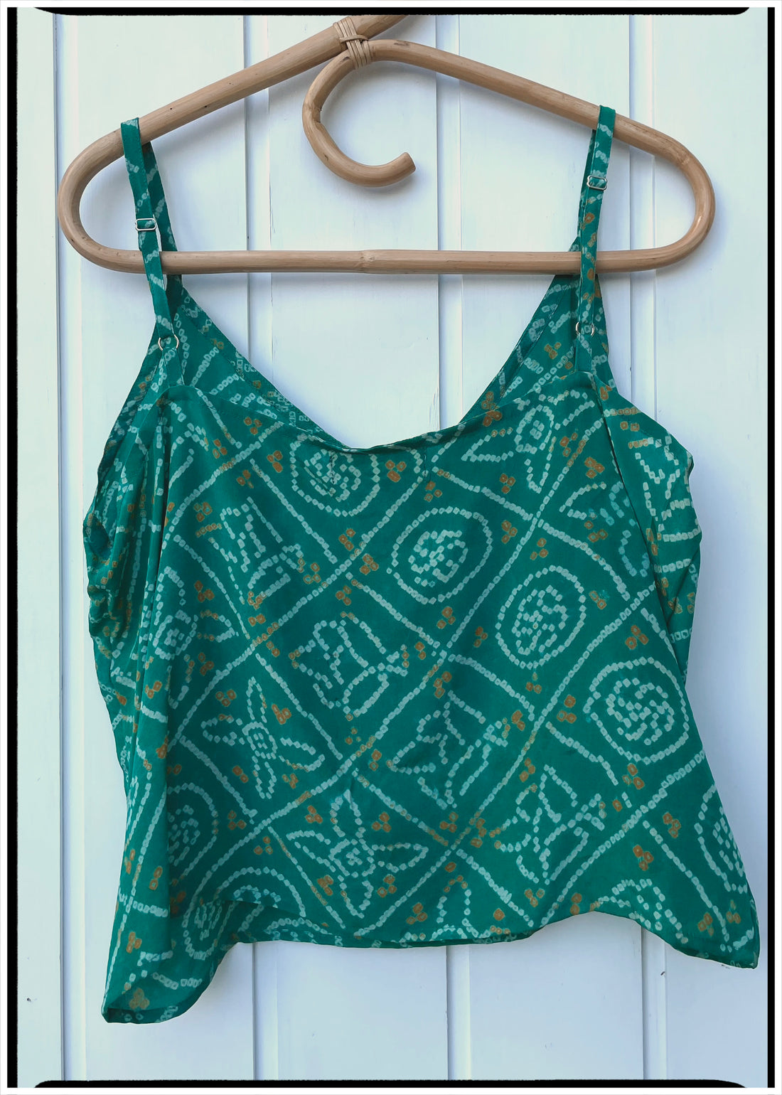 Reseda Silk Crepe Camisole Top ~ Della L