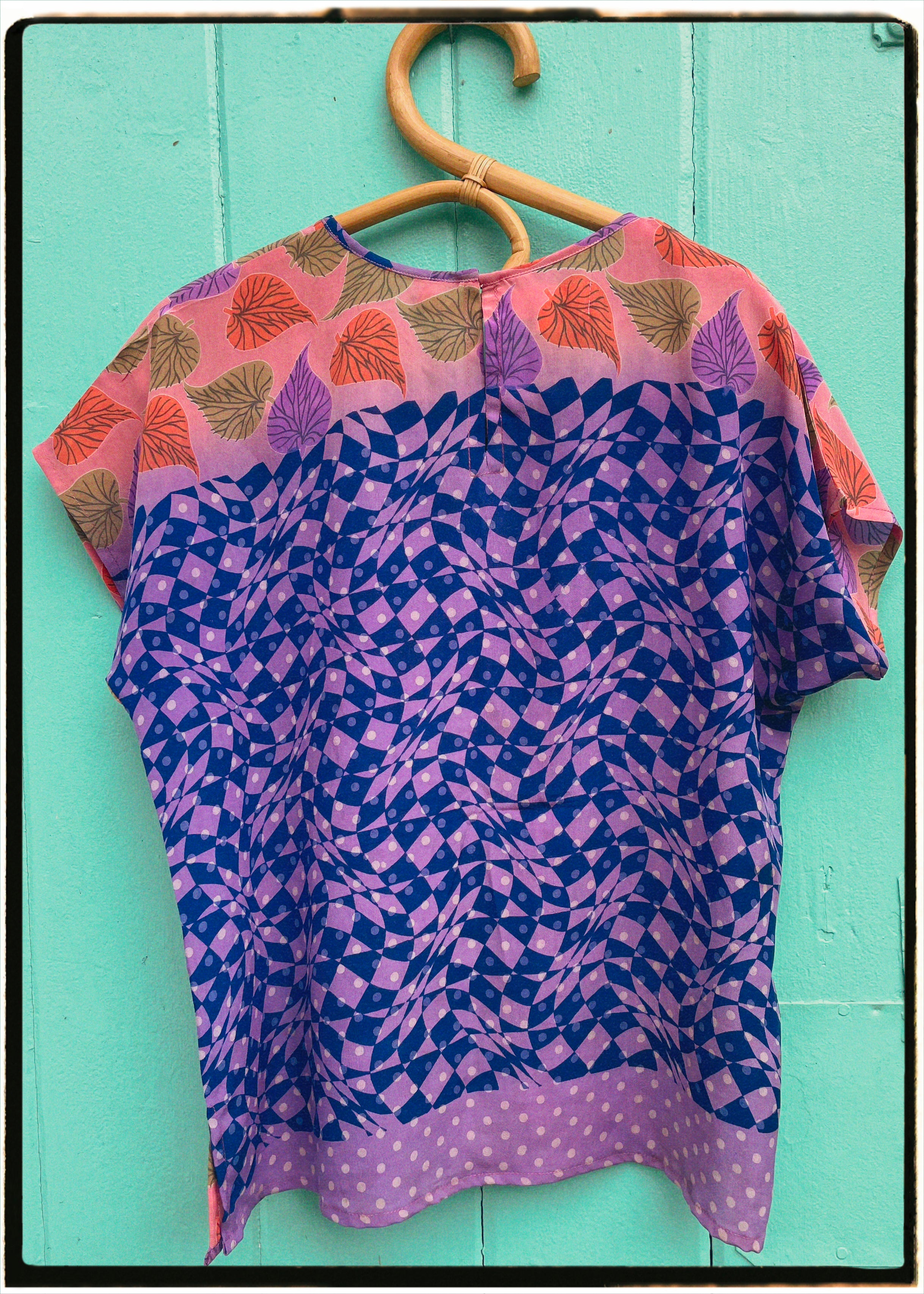 Viola Silk Crepe T-Shirt ~ Chateau S