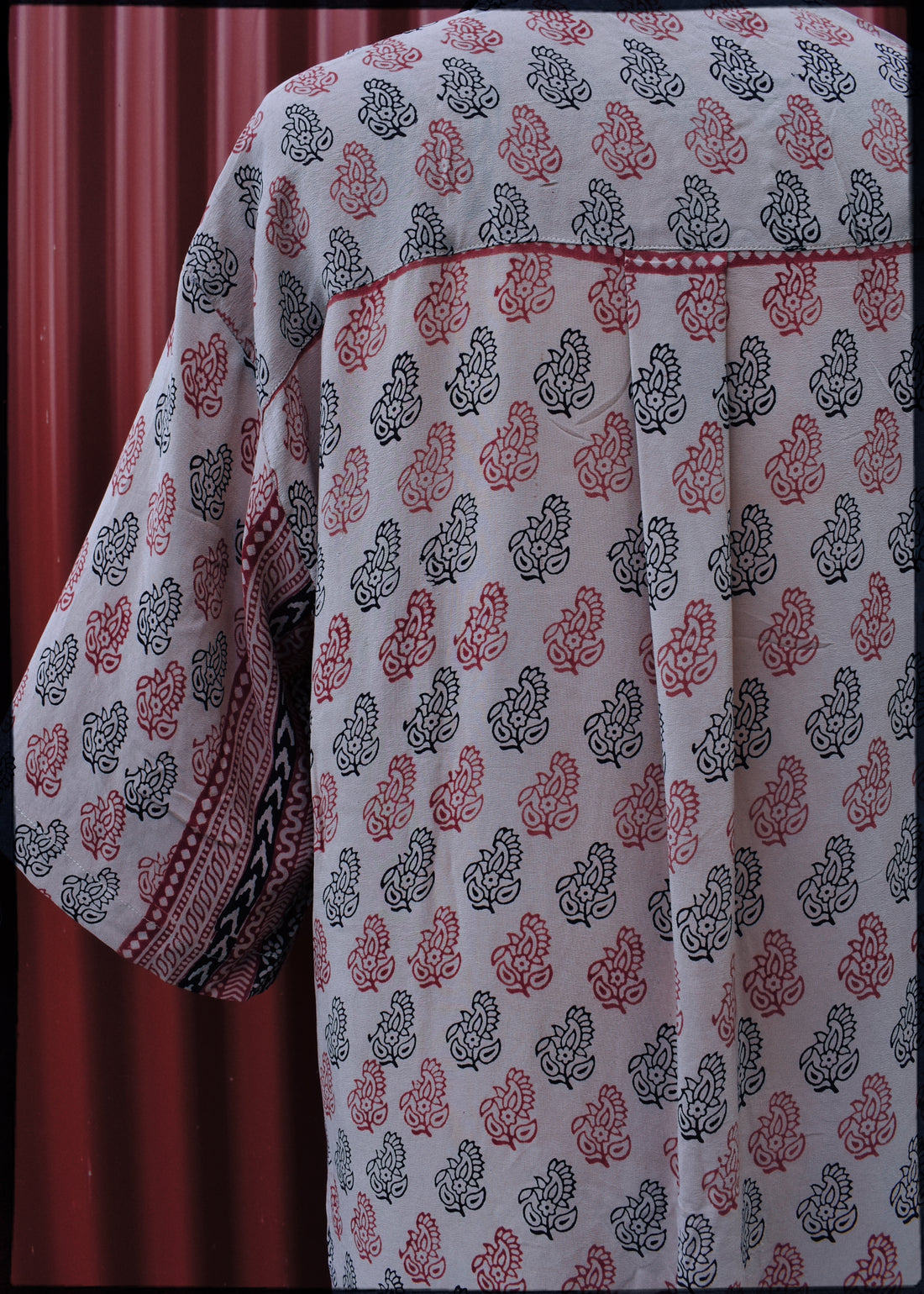 Astralagus Silk Crepe Oversized Shirt ~ Agarbatti