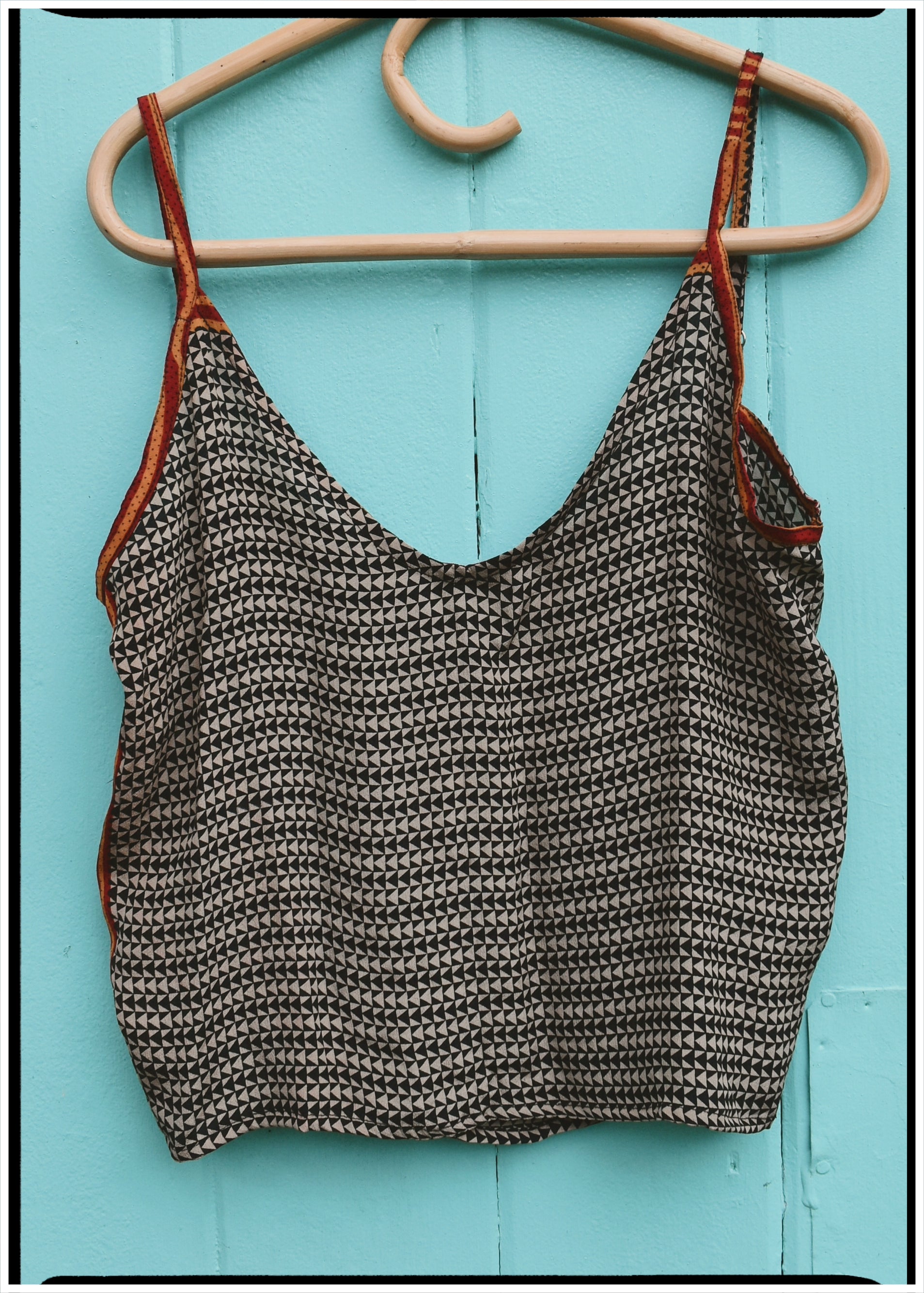 Reseda Silk Crepe Camisole Top ~ Filigree L