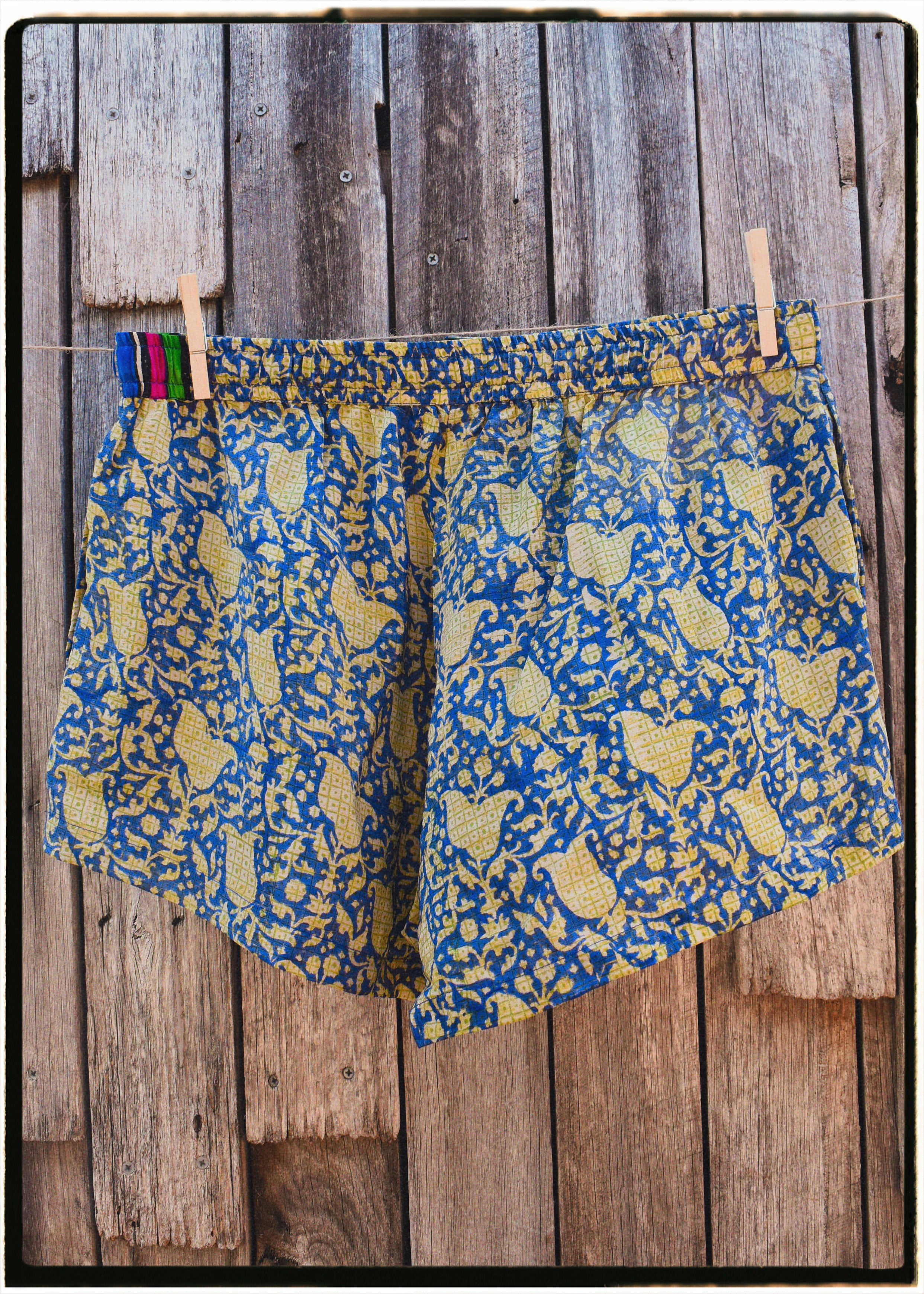 Fumaria Silk Shorts ~ Parisian L