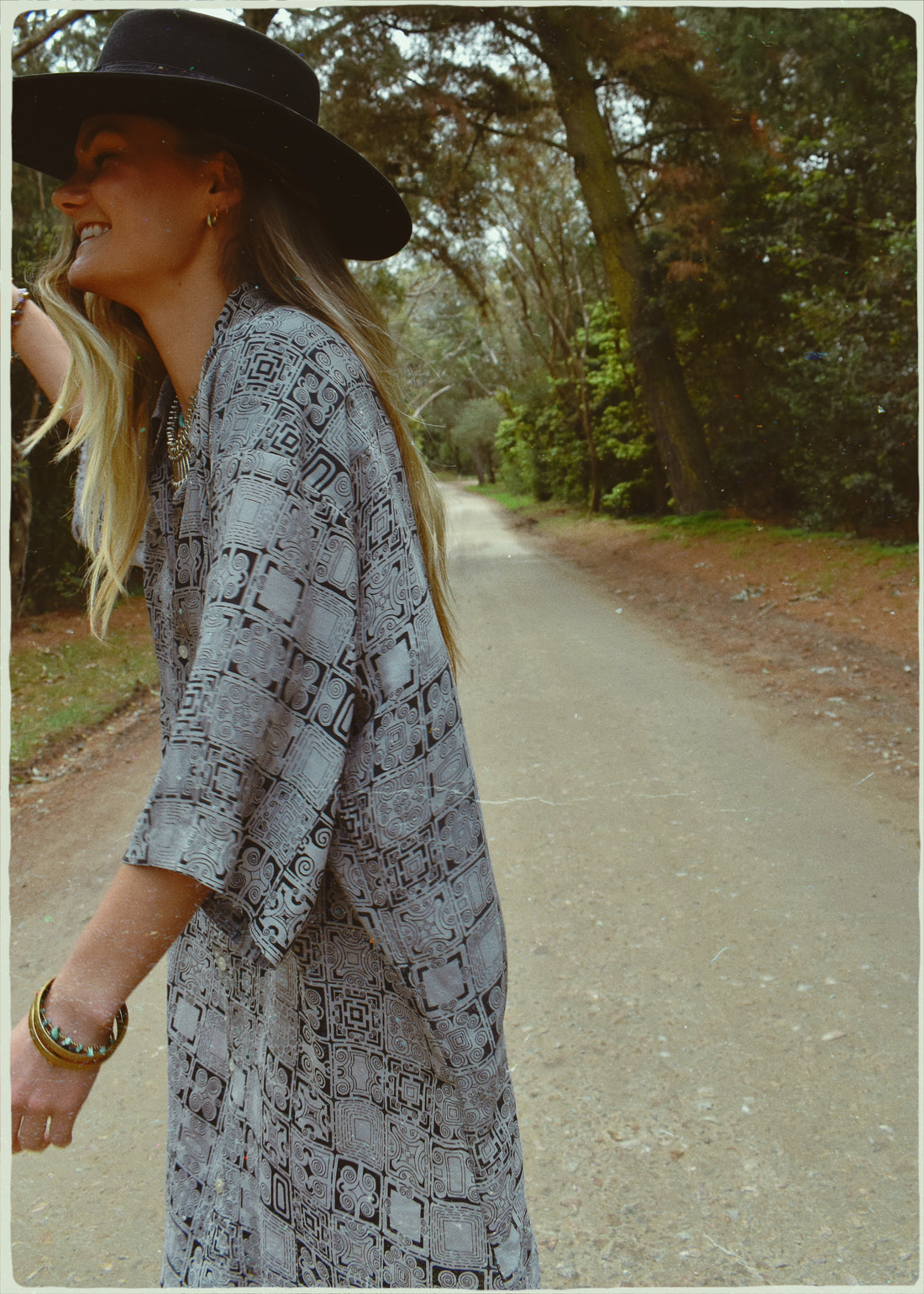 Astralagus Silk Crepe Oversized Shirt ~ Nimbus