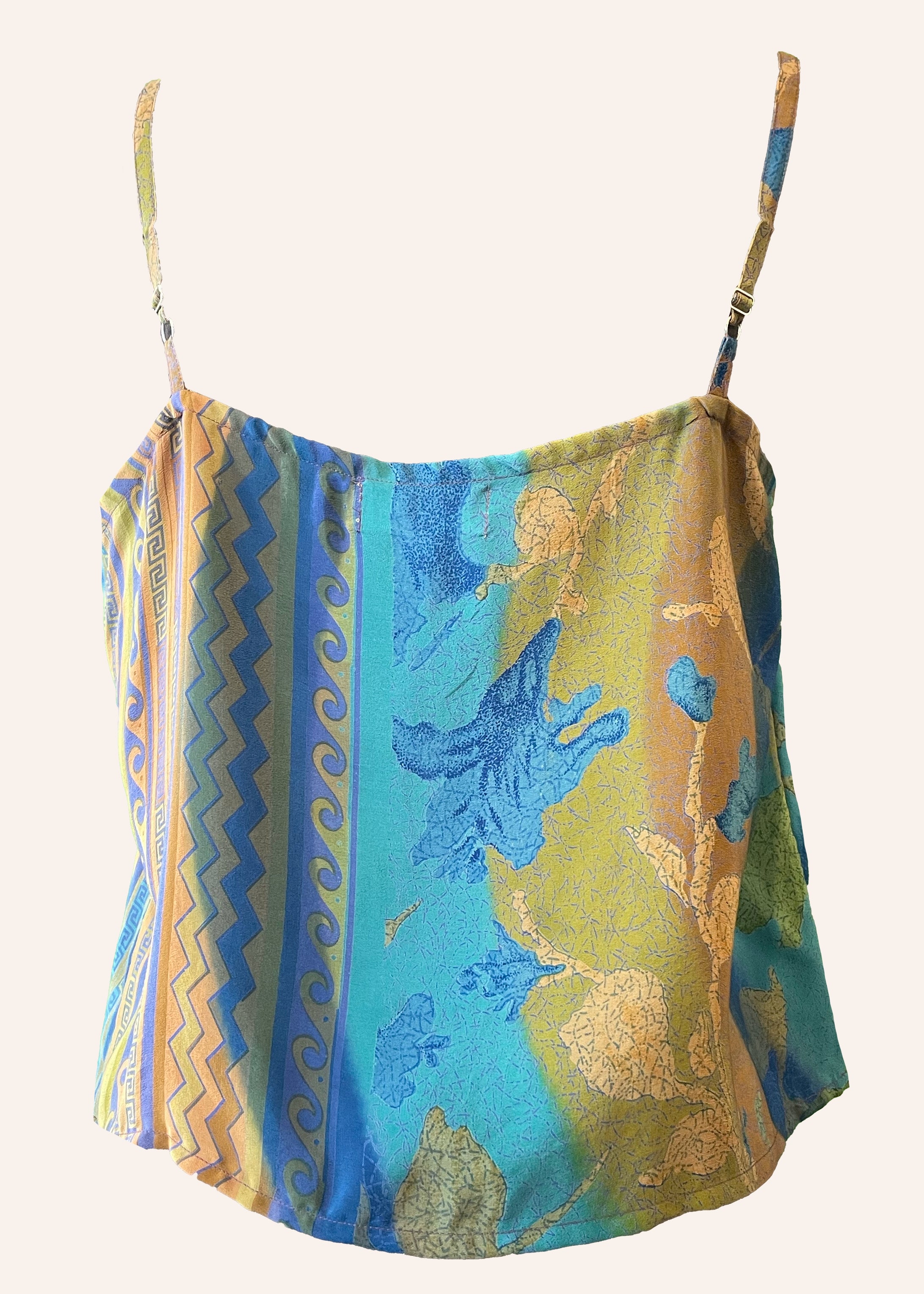 Reseda Silk Crepe Camisole Top ~ Arrowood XL