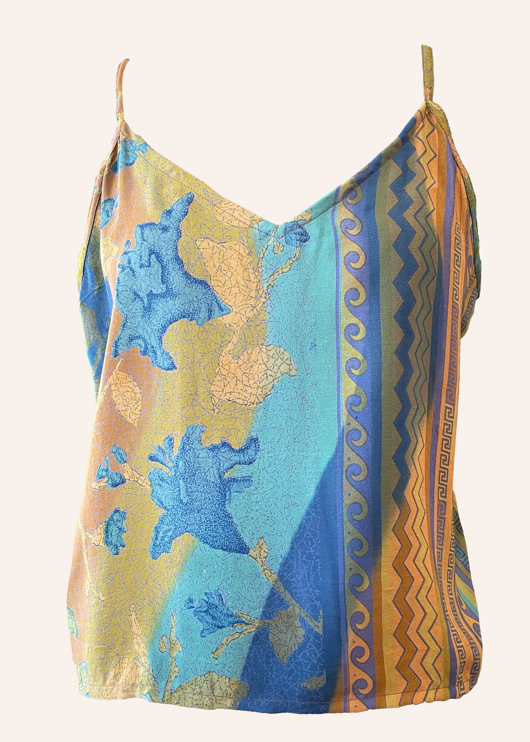 Reseda Silk Crepe Camisole Top ~ Arrowood XL