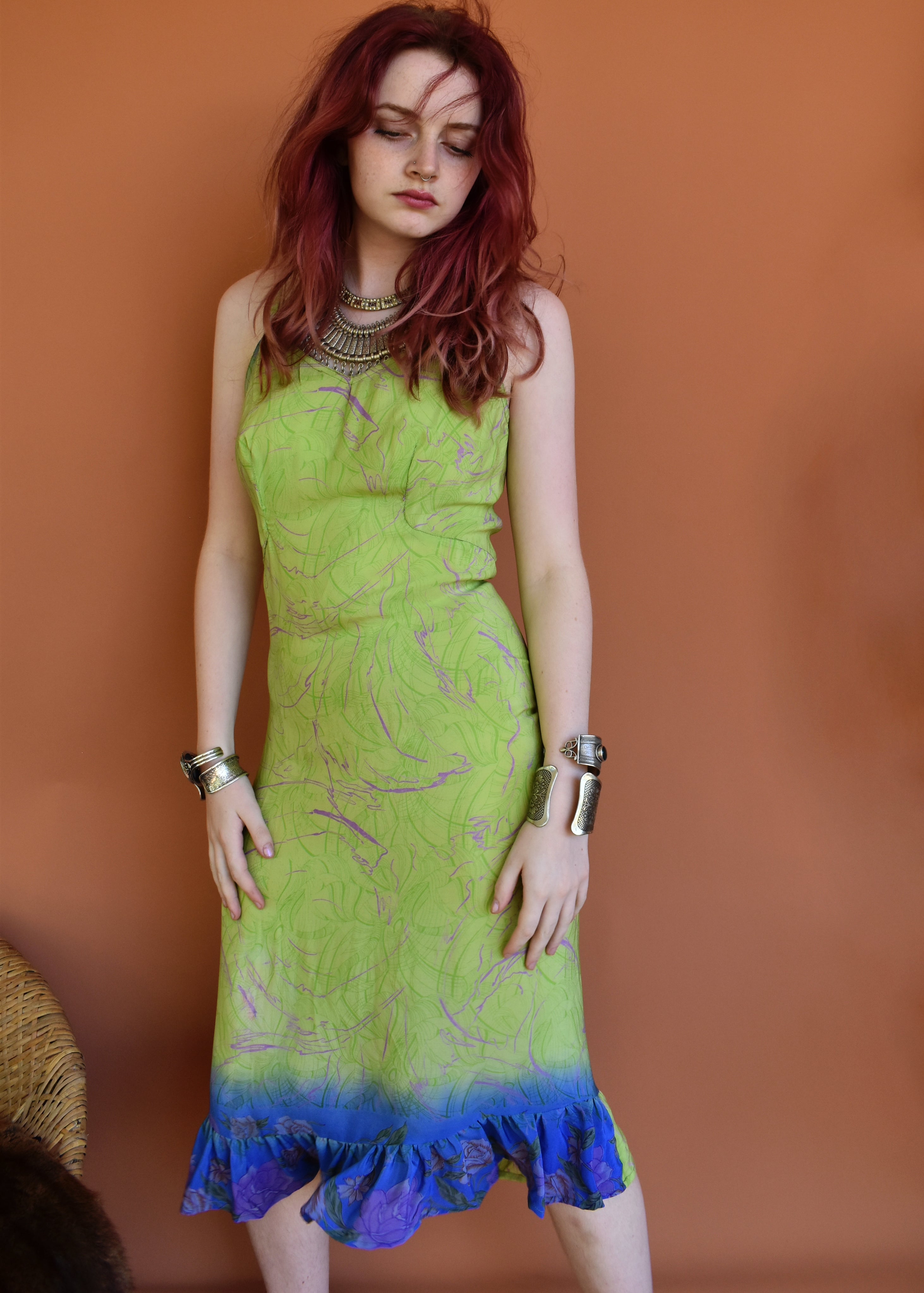 Rumex Silk Slip Dress ~ Tender XS & XL