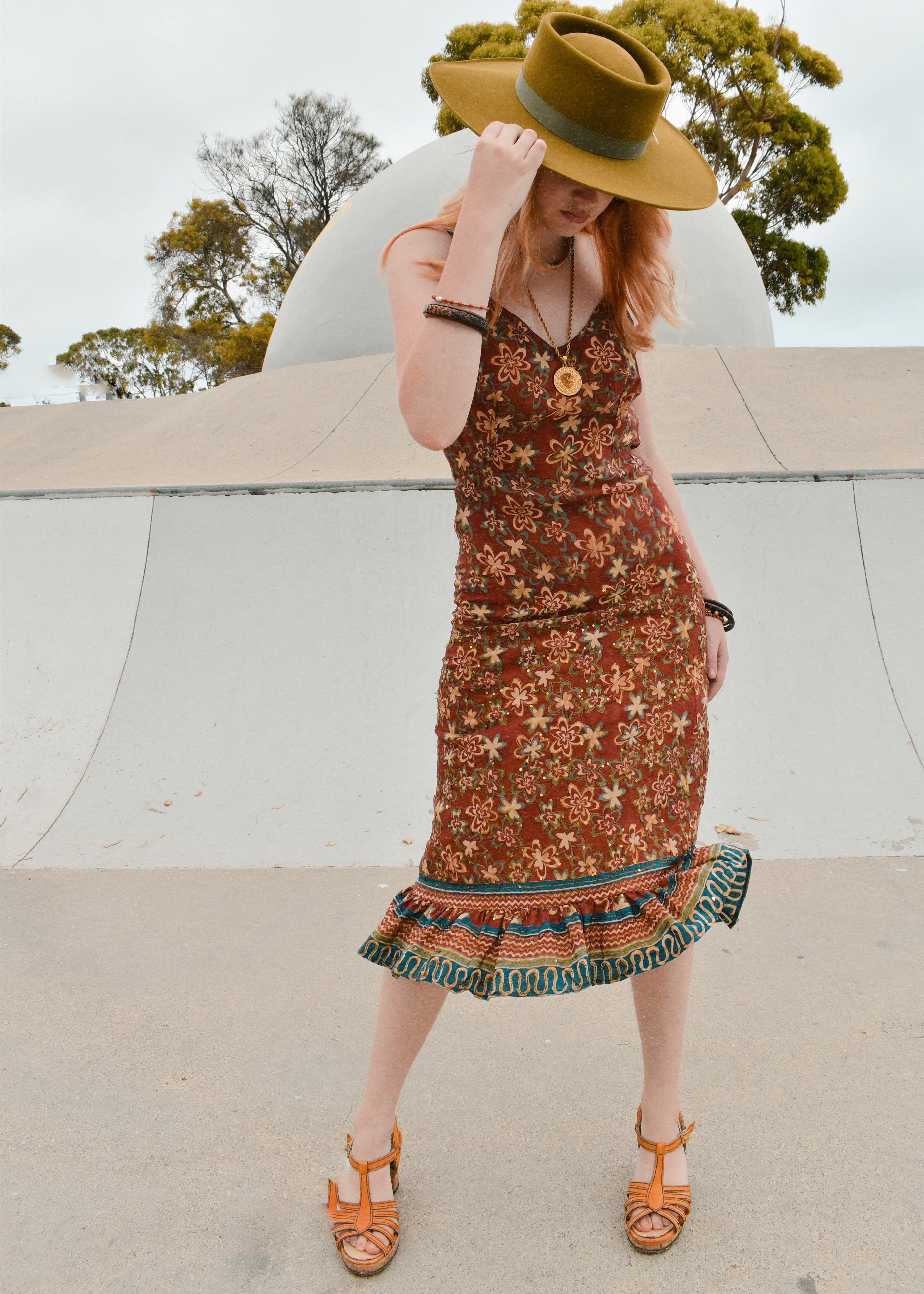 Rumex Silk Slip Dress ~ Rouge XS & XL