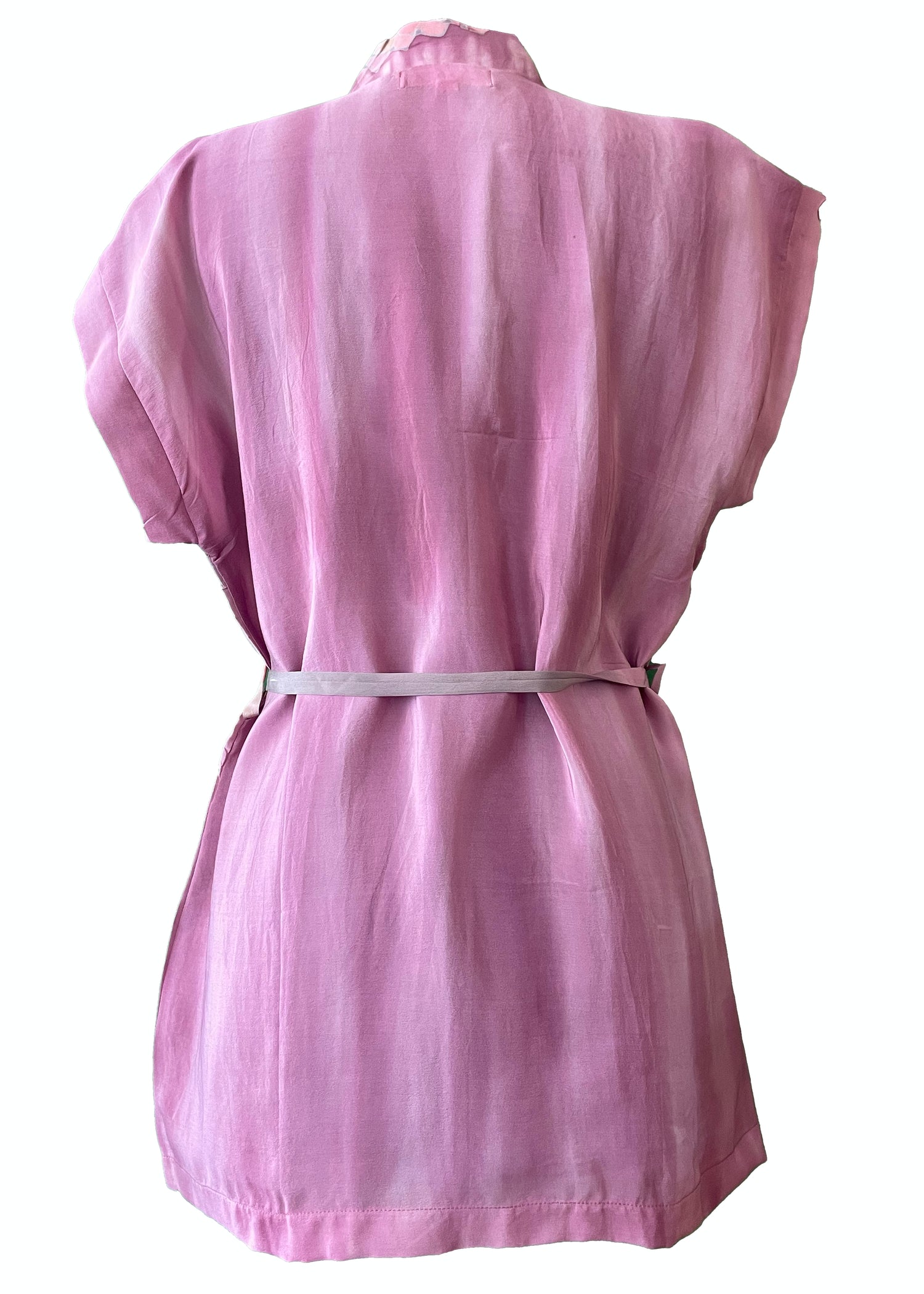 silk wrap shirt top blouse pyjama vintage bohemian repurposed saree sari