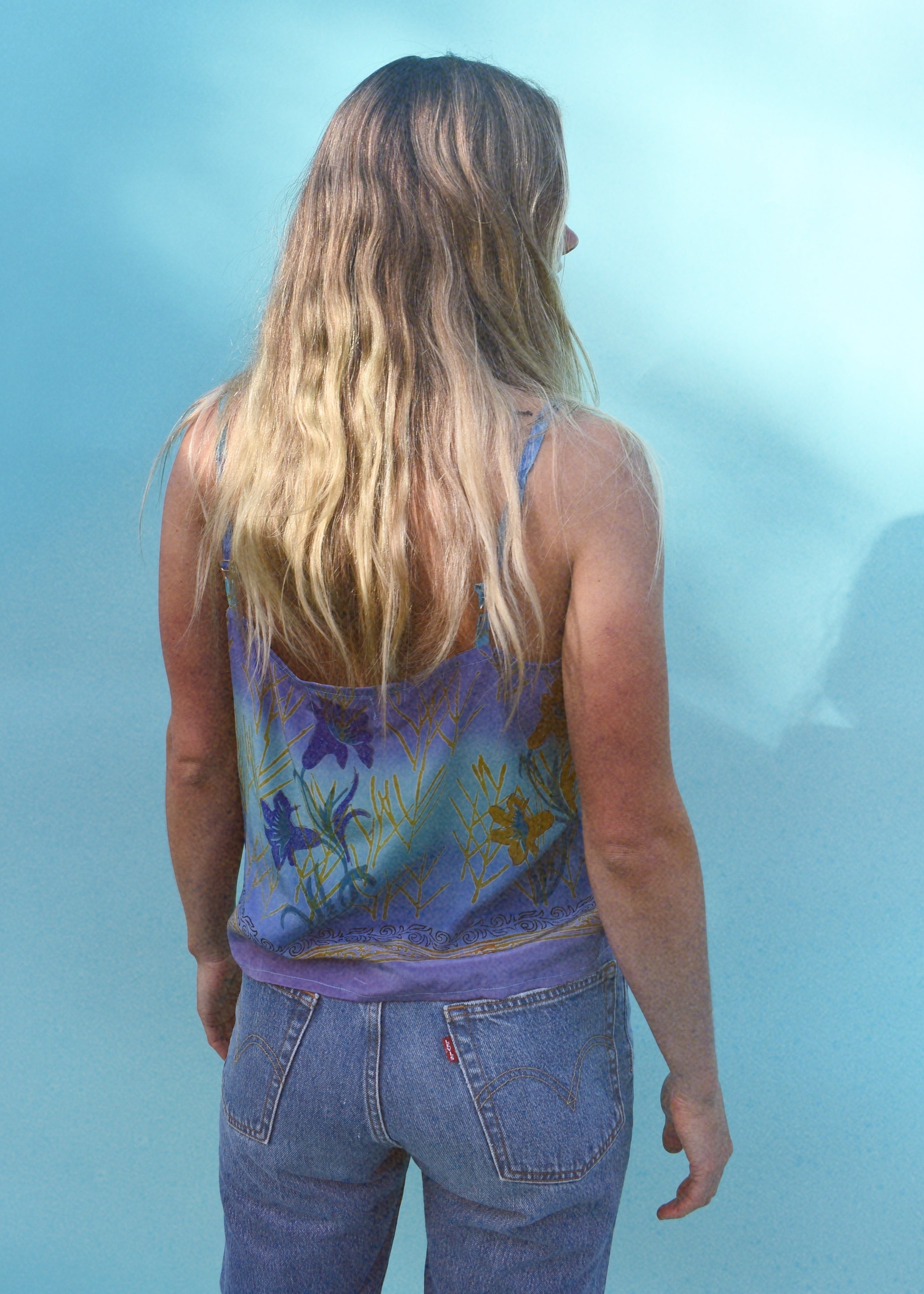 Reseda Silk Crepe Camisole Top ~ Winsome S