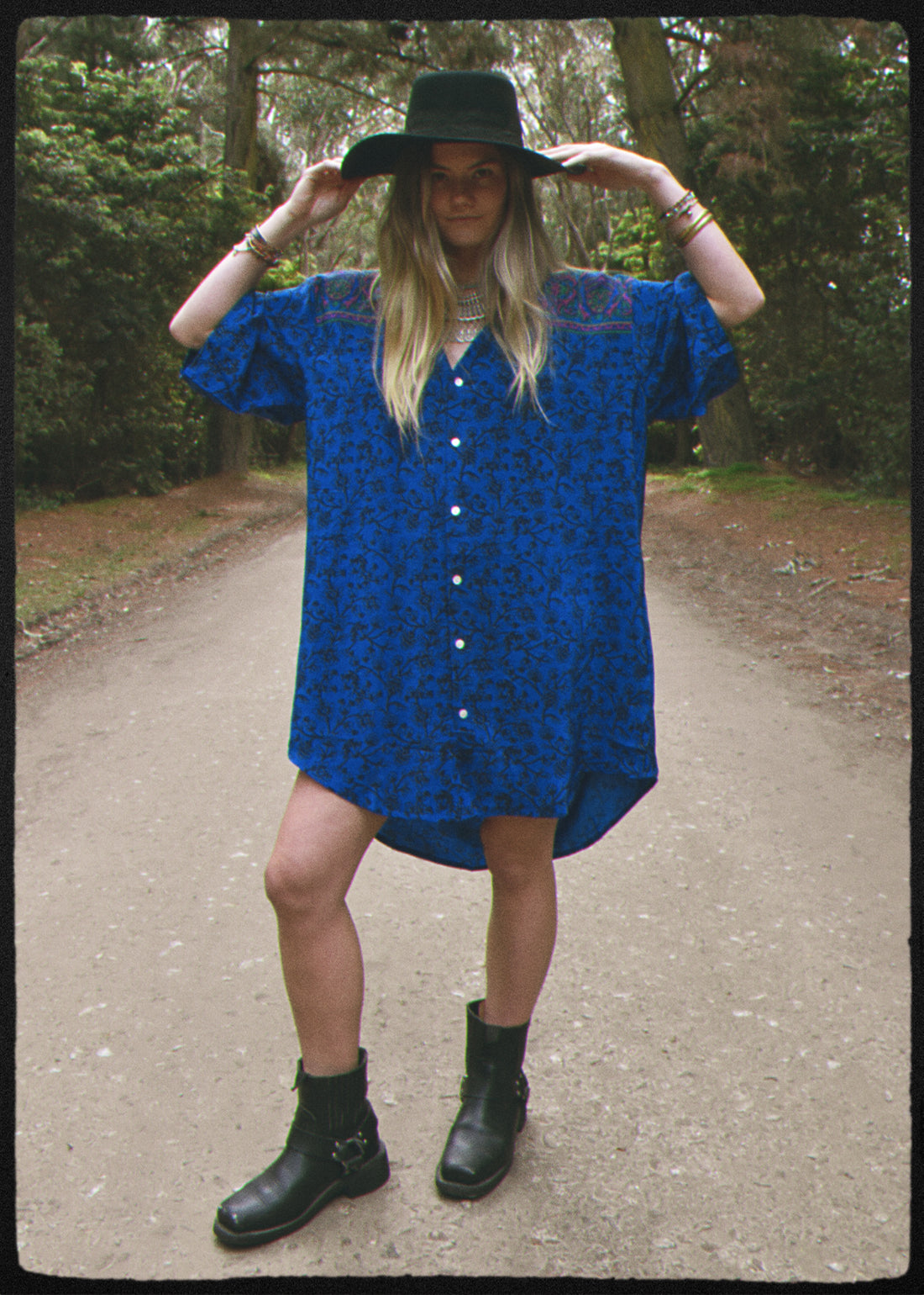 Astralagus Silk Crepe Oversized Shirt ~ Diva