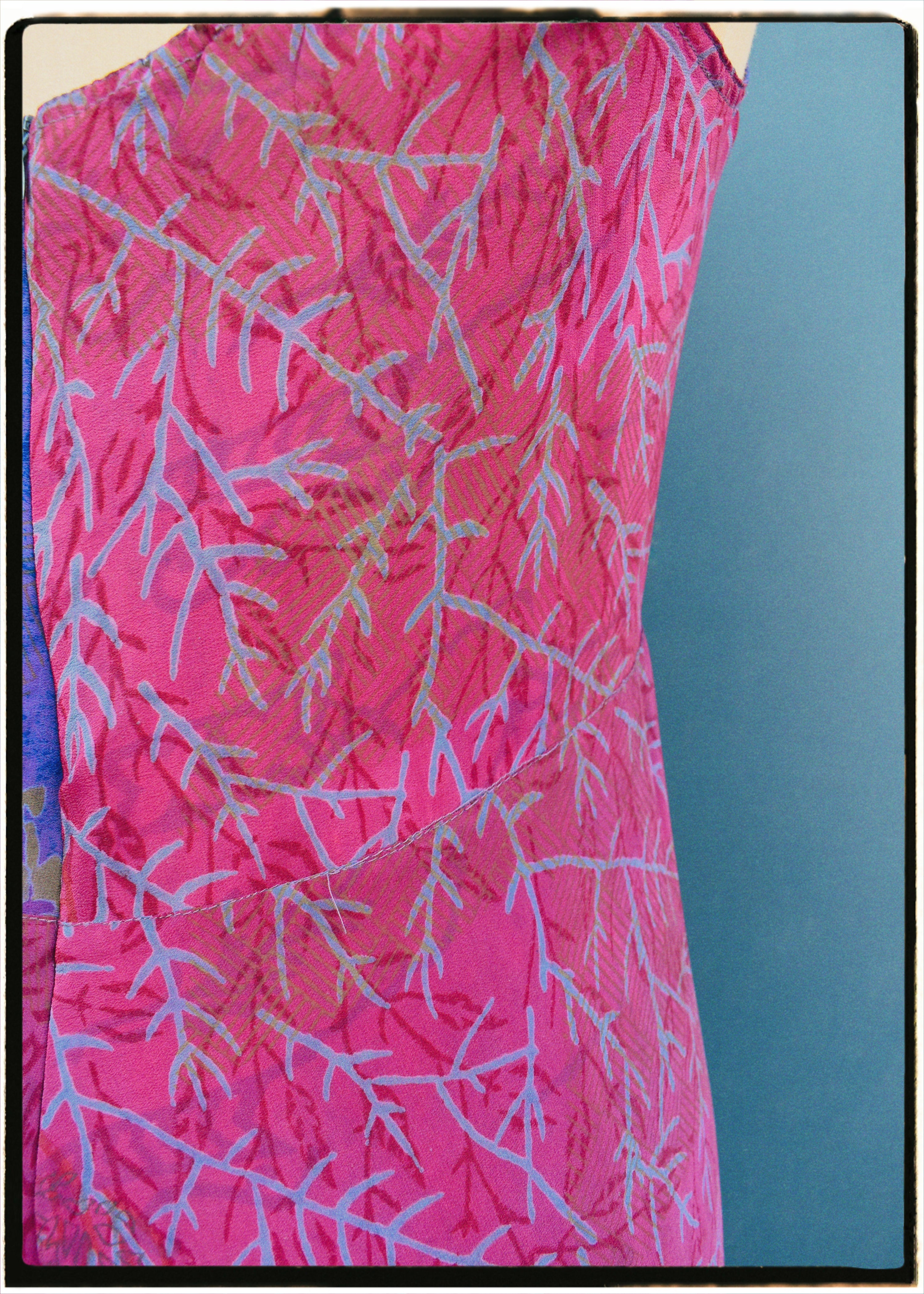 Rumex Silk Slip Dress ~ Hollyhock L