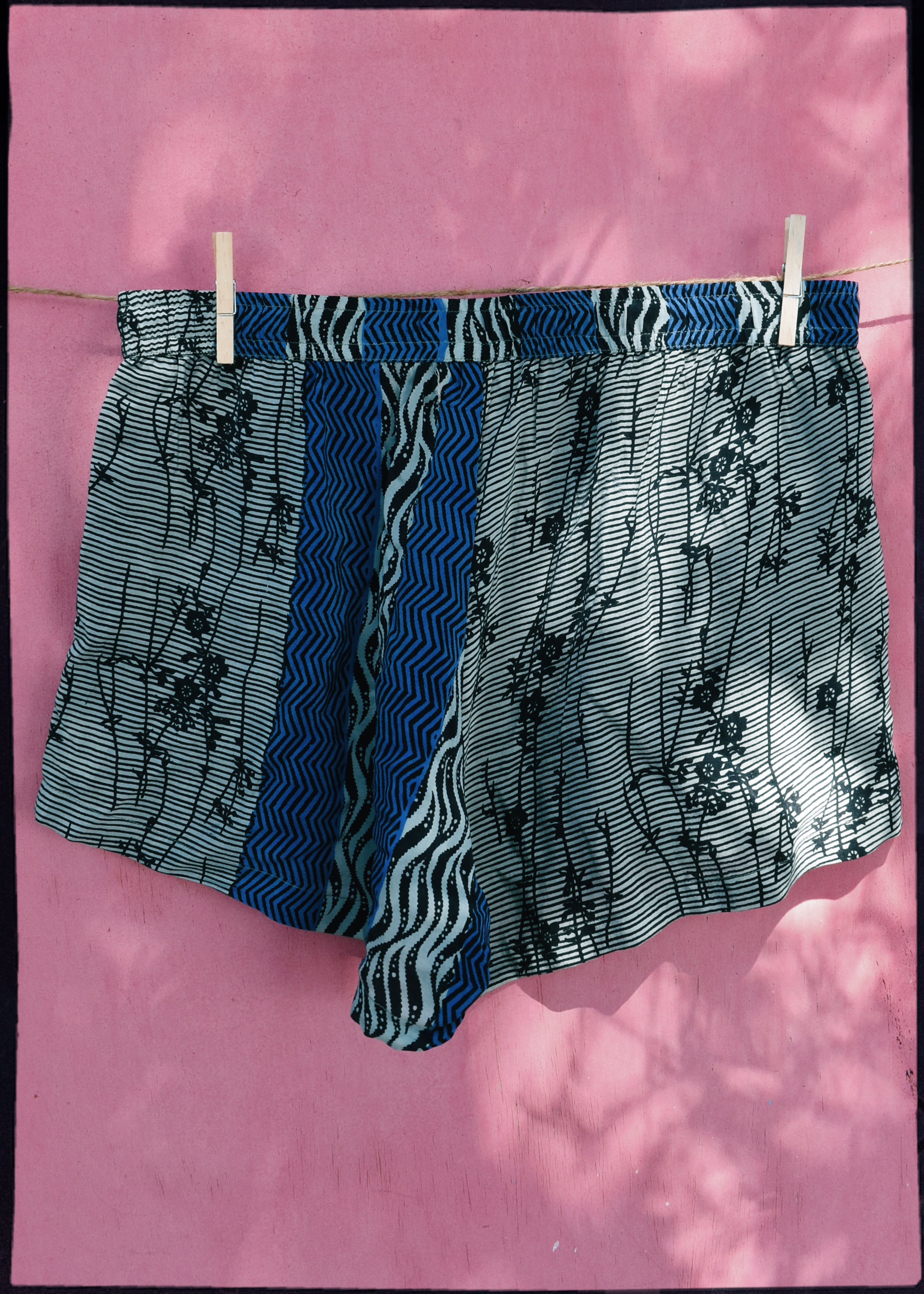 Fumaria Silk Shorts ~ Marble L