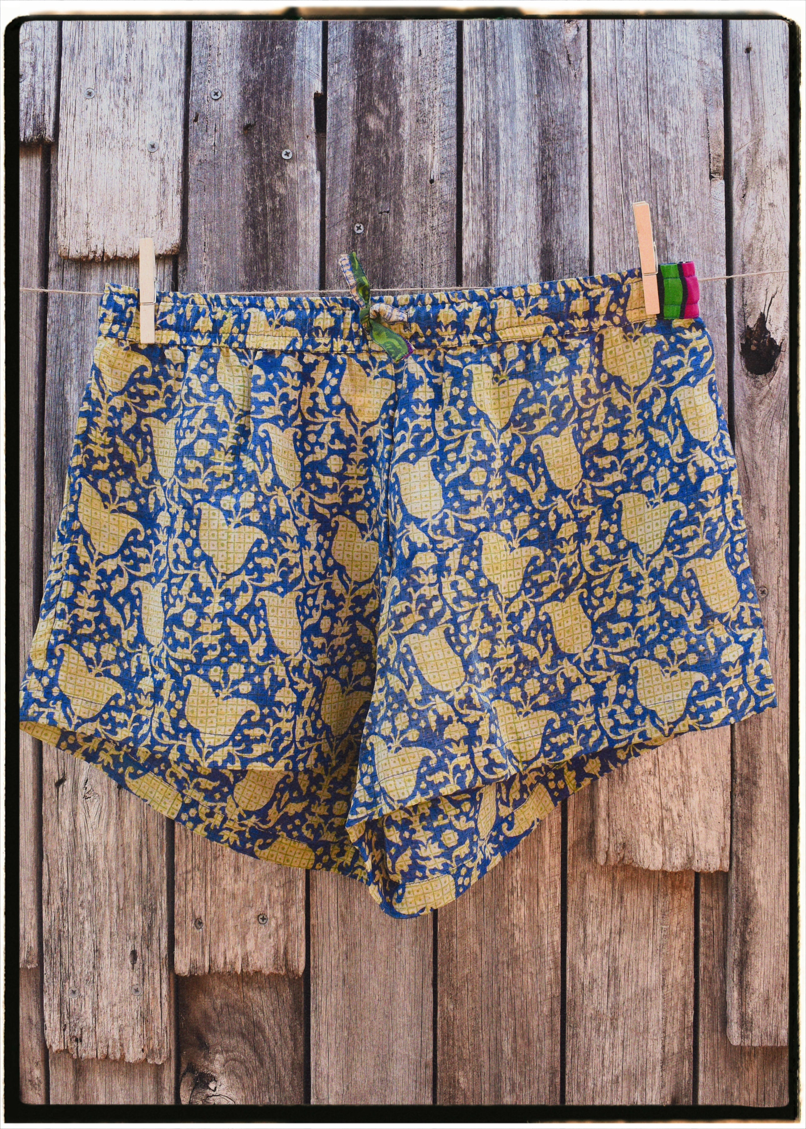 Fumaria Silk Shorts ~ Parisian L